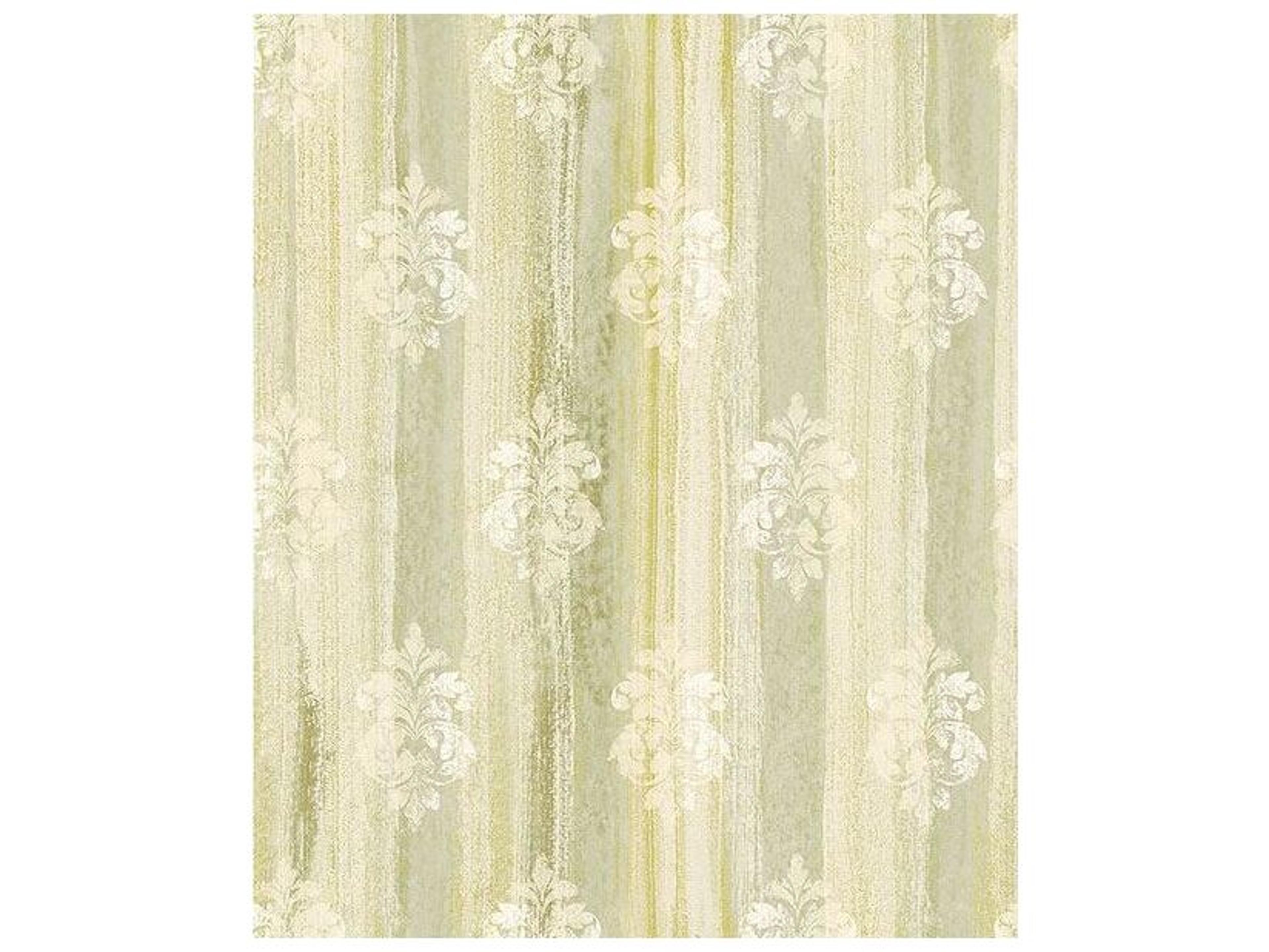 Brewster Home Fashions Advantage Alison Green Damask Motif Wallpaper Alison Green Damask Motif Wallpaper