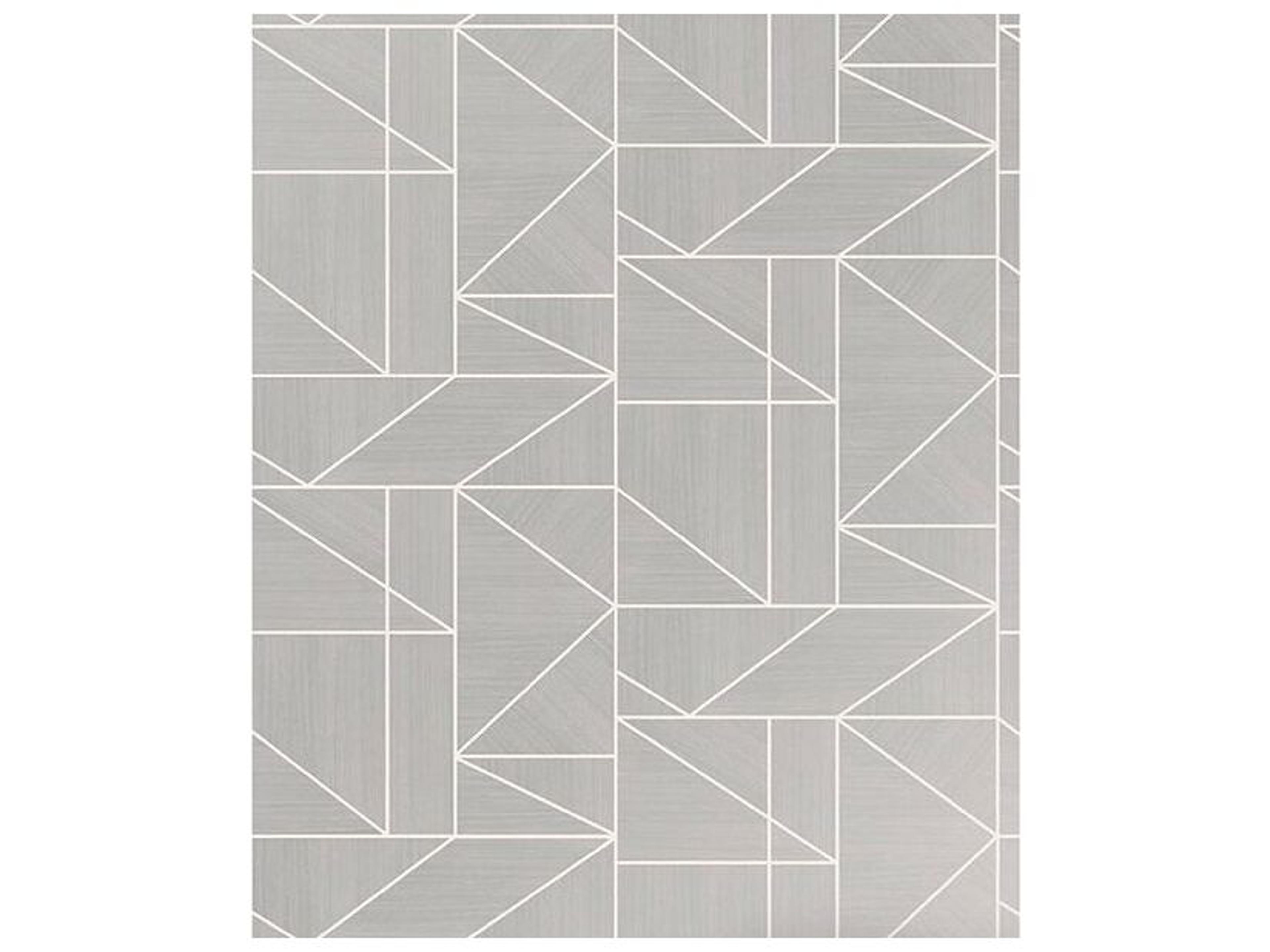 Brewster Home Fashions Advantage Ina Silver Geometric Wallpaper Ina Silver Geometric Wallpaper