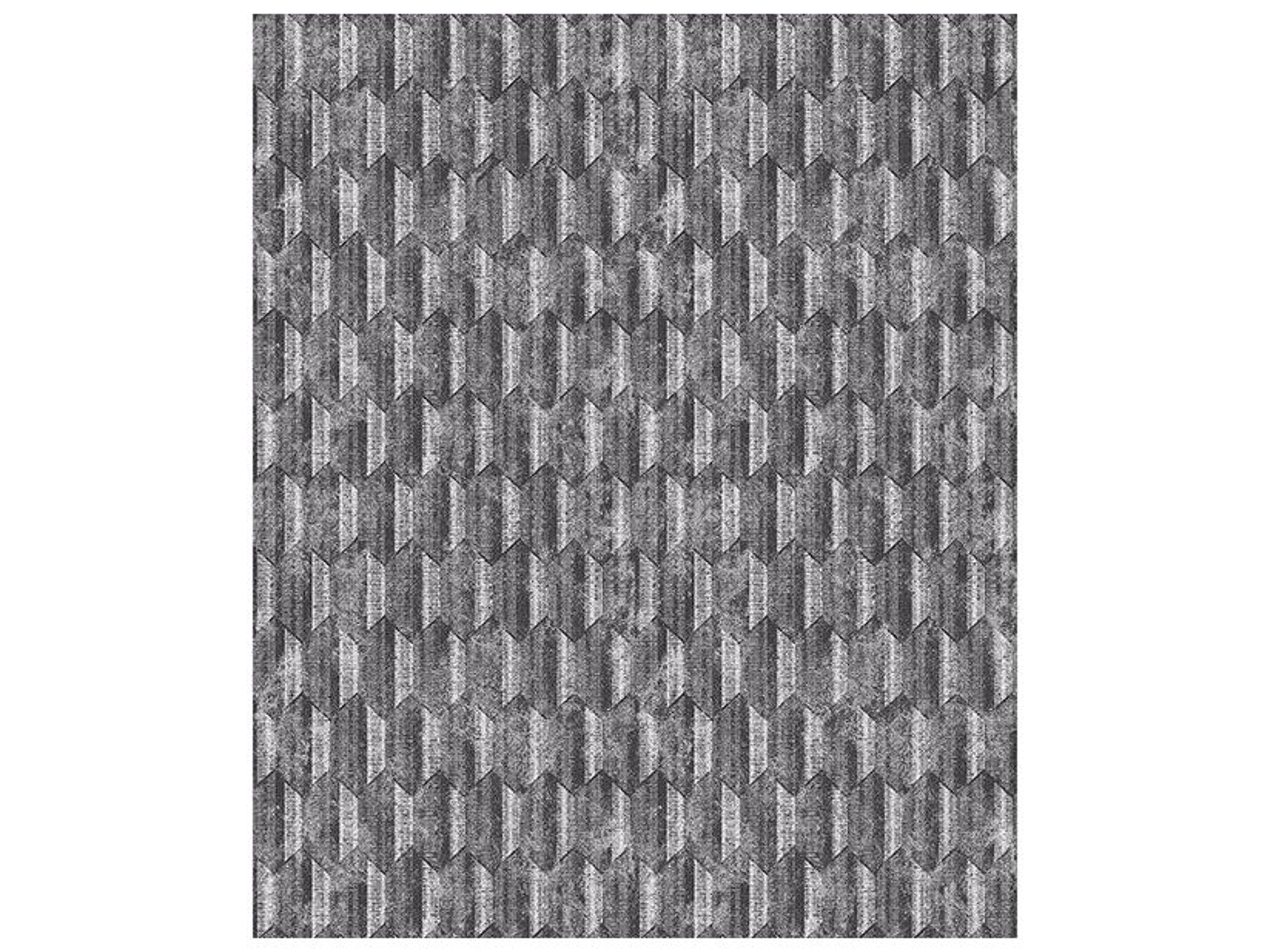 Brewster Home Fashions Decorline Kendall Silver Geometric Wallpaper