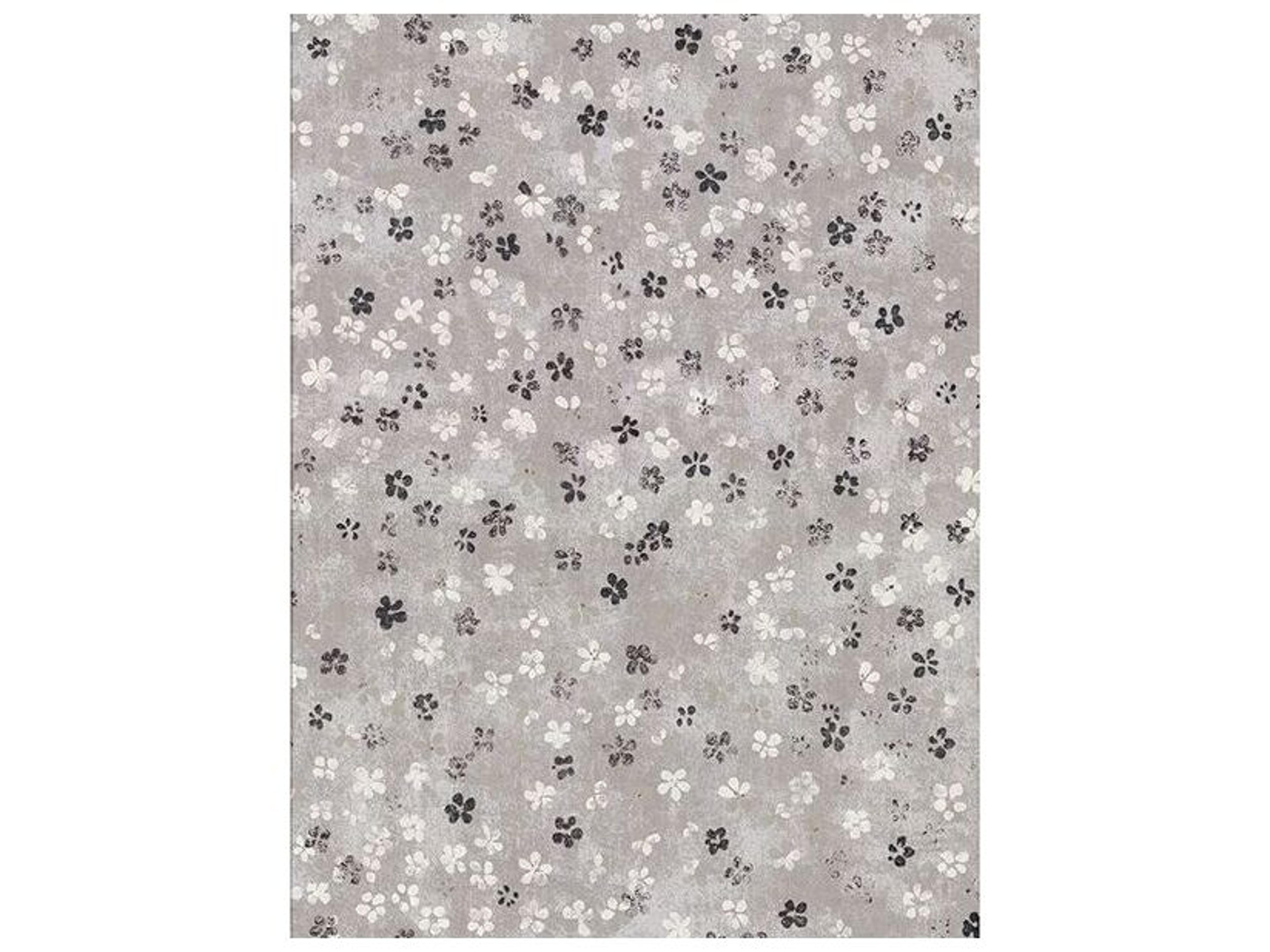 Brewster Home Fashions Fresh Start Kitchen & Bath Cosima Grey Miniature Floral Wallpaper