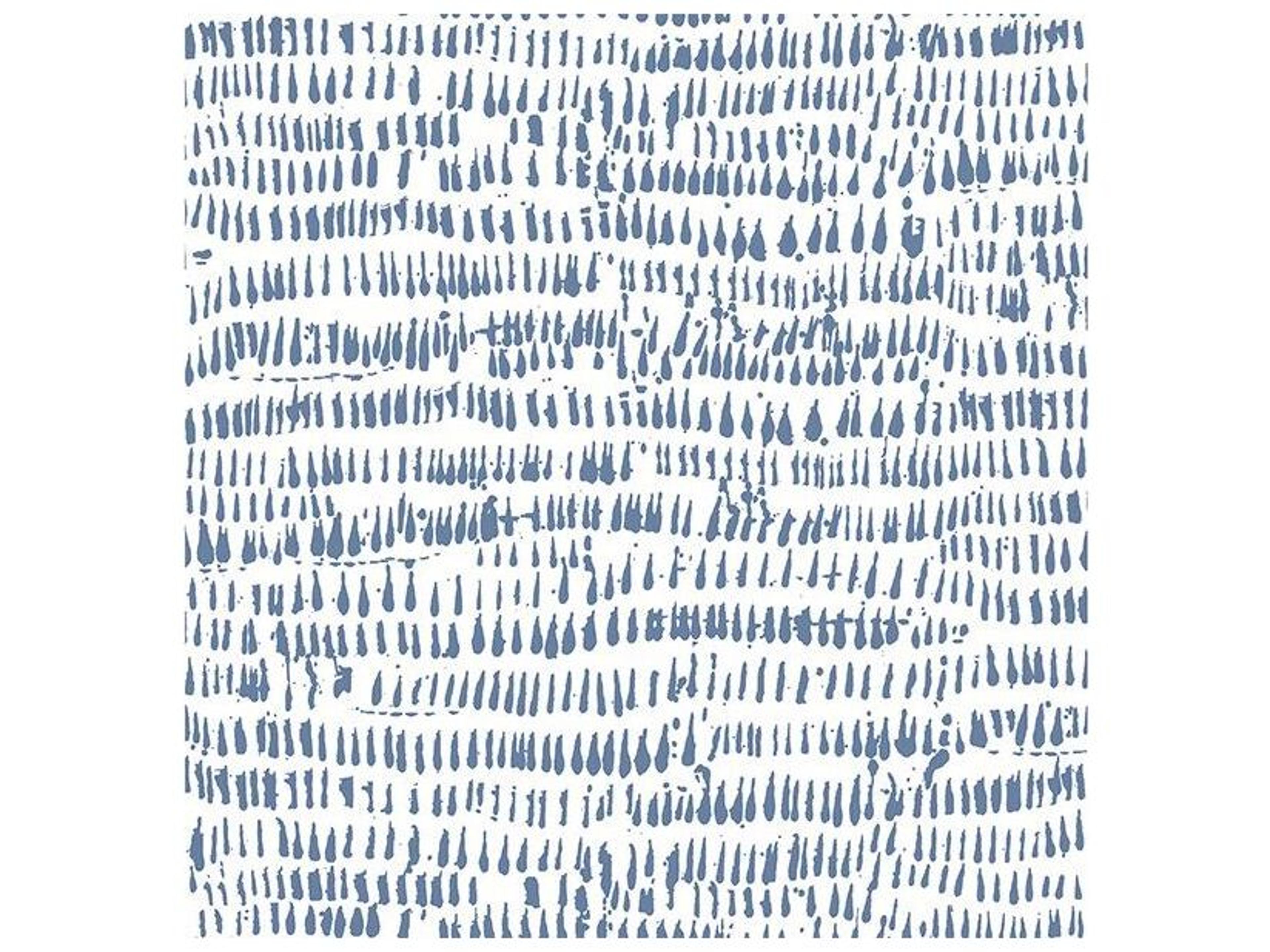 Brewster Home Fashions Fresh Start Kitchen & Bath Runes Blueberry Brushstrokes Wallpaper