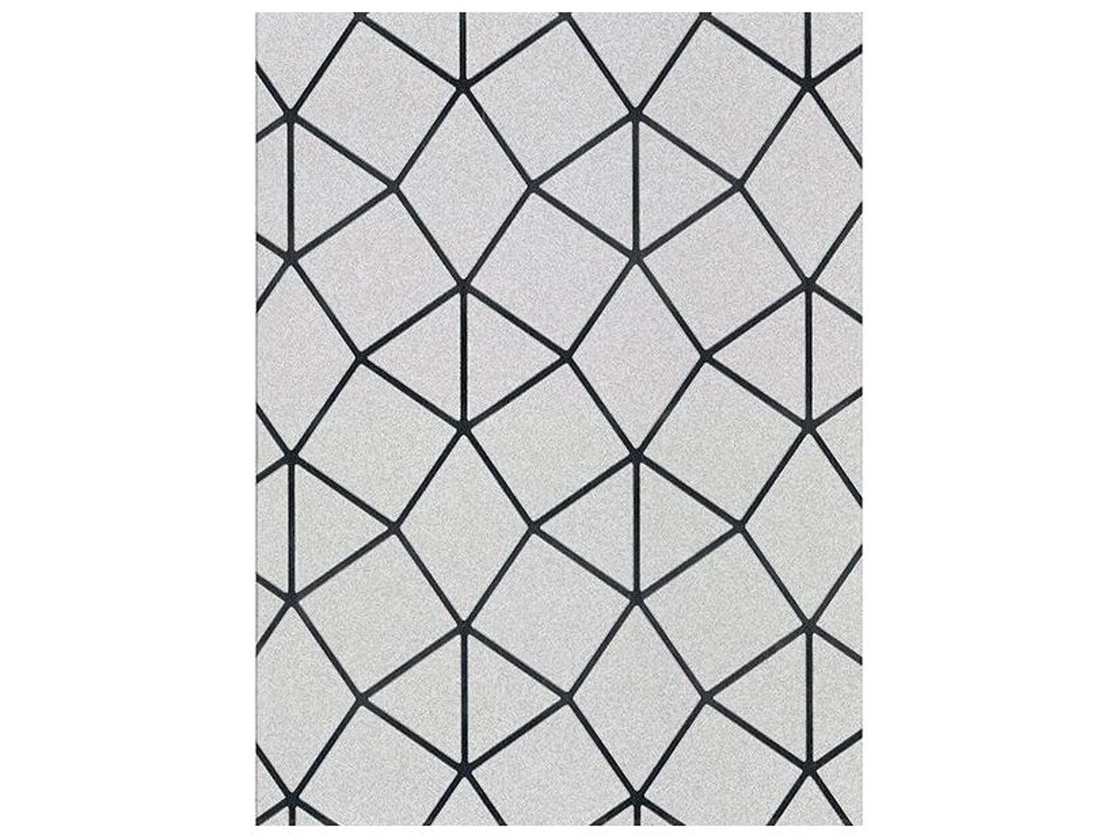 Brewster Home Fashions Fresh Start Kitchen & Bath Albion Silver Geometric Wallpaper