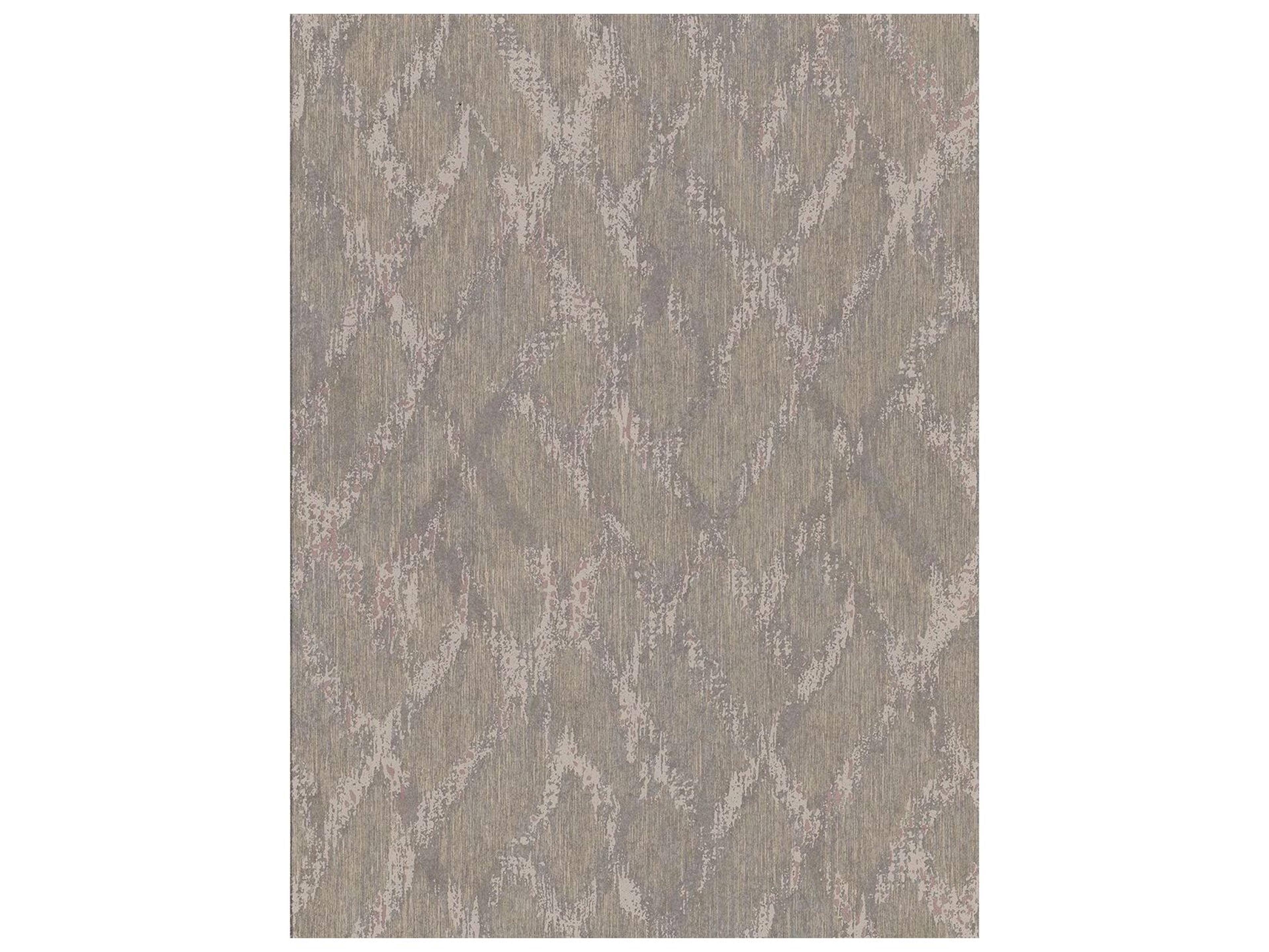 Brewster Home Fashions Riva Bunter Light Brown Distressed Geometric Wallpaper