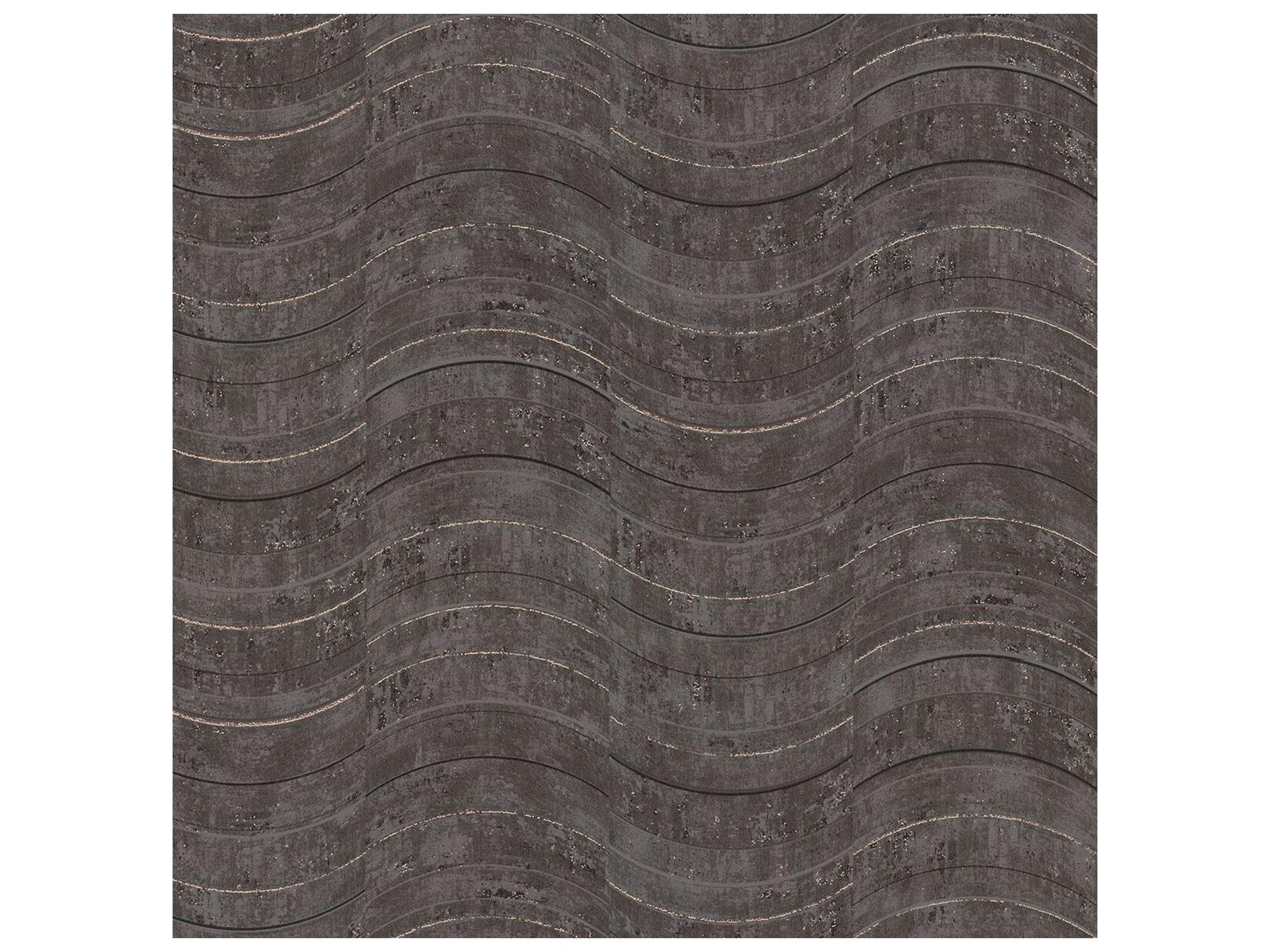 Brewster Home Fashions Polished Hydra Dark Grey Geometric Wallpaper