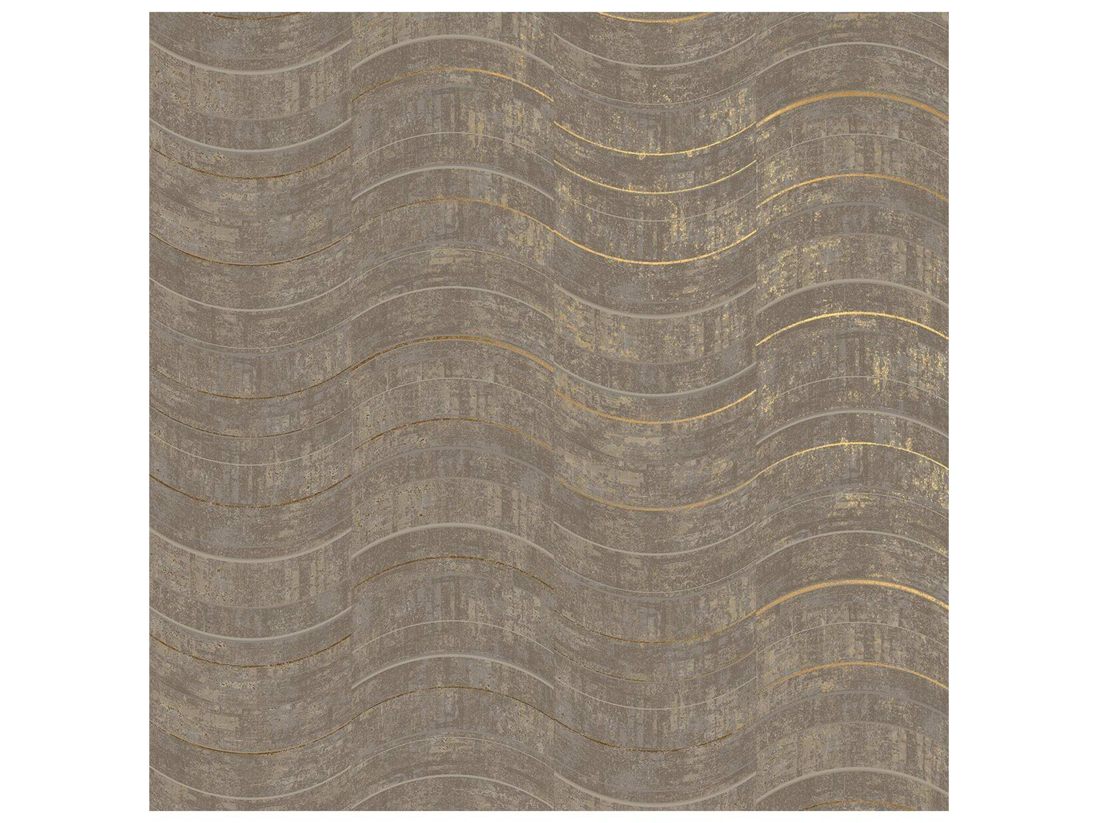Brewster Home Fashions Polished Hydra Light Grey Geometric Wallpaper