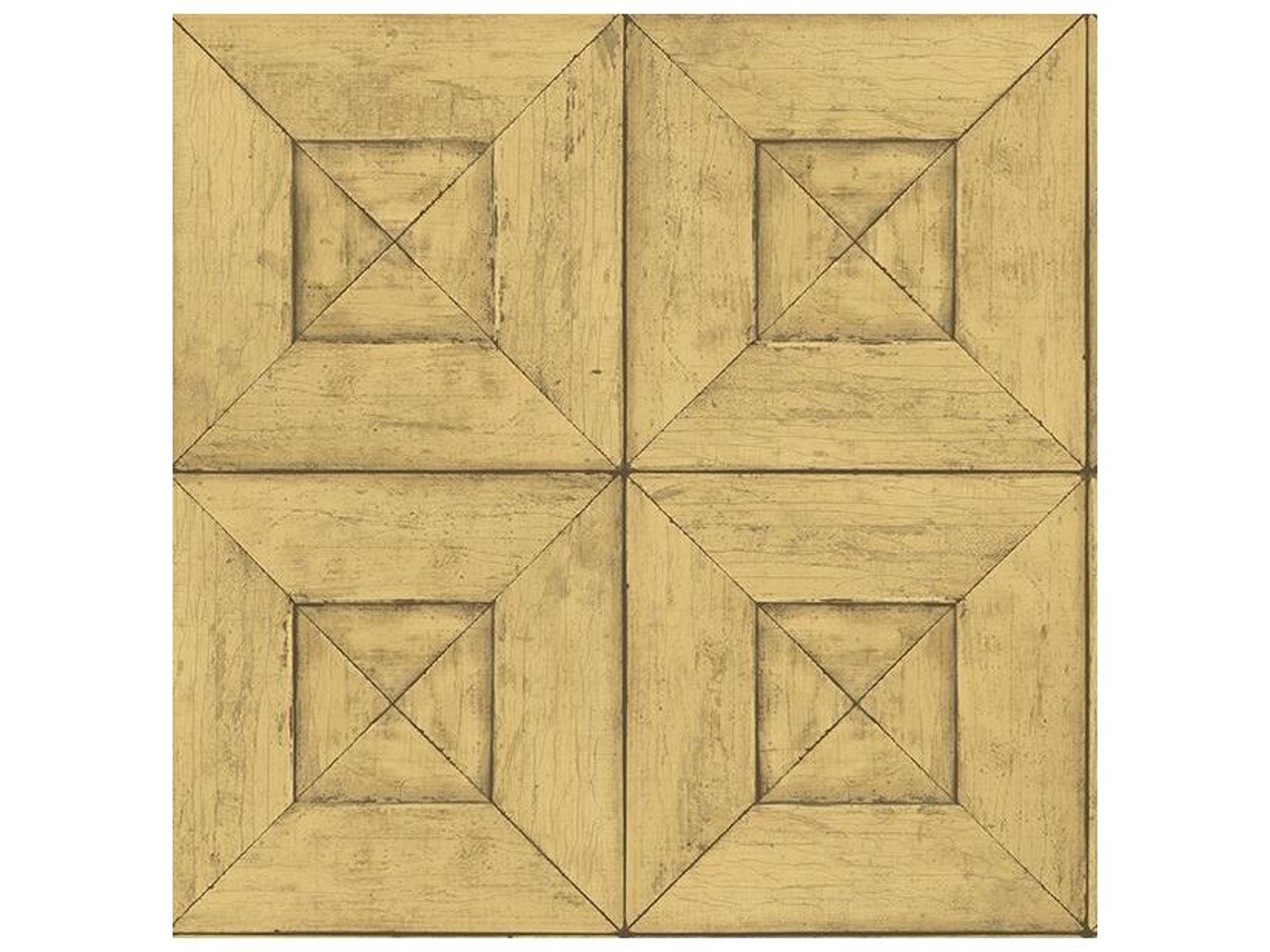 Brewster Home Fashions Chesapeake Avery Wheat Wood Wallpaper