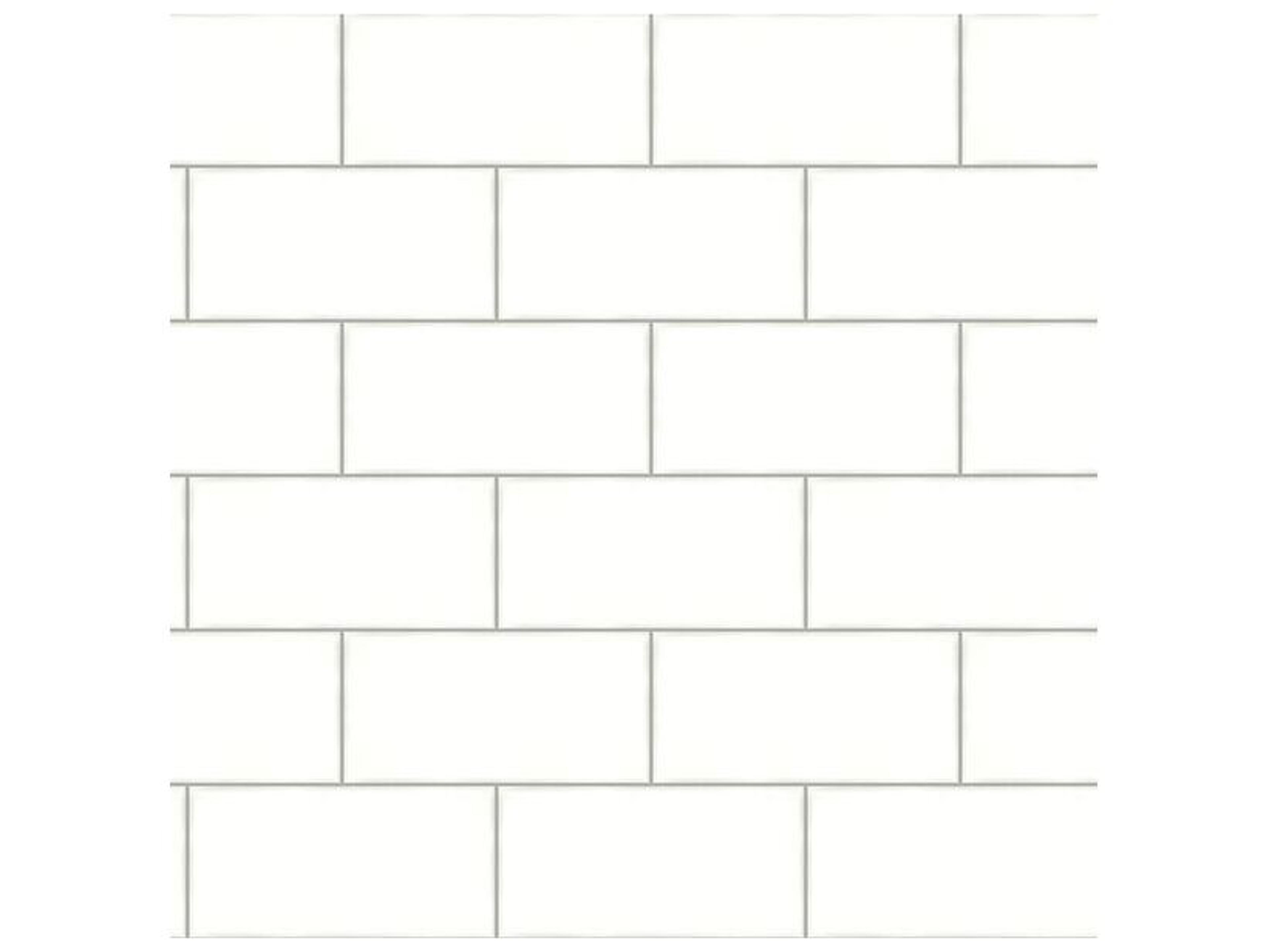Brewster Home Fashions Chesapeake Freedom Off-White Subway Tile Wallpaper