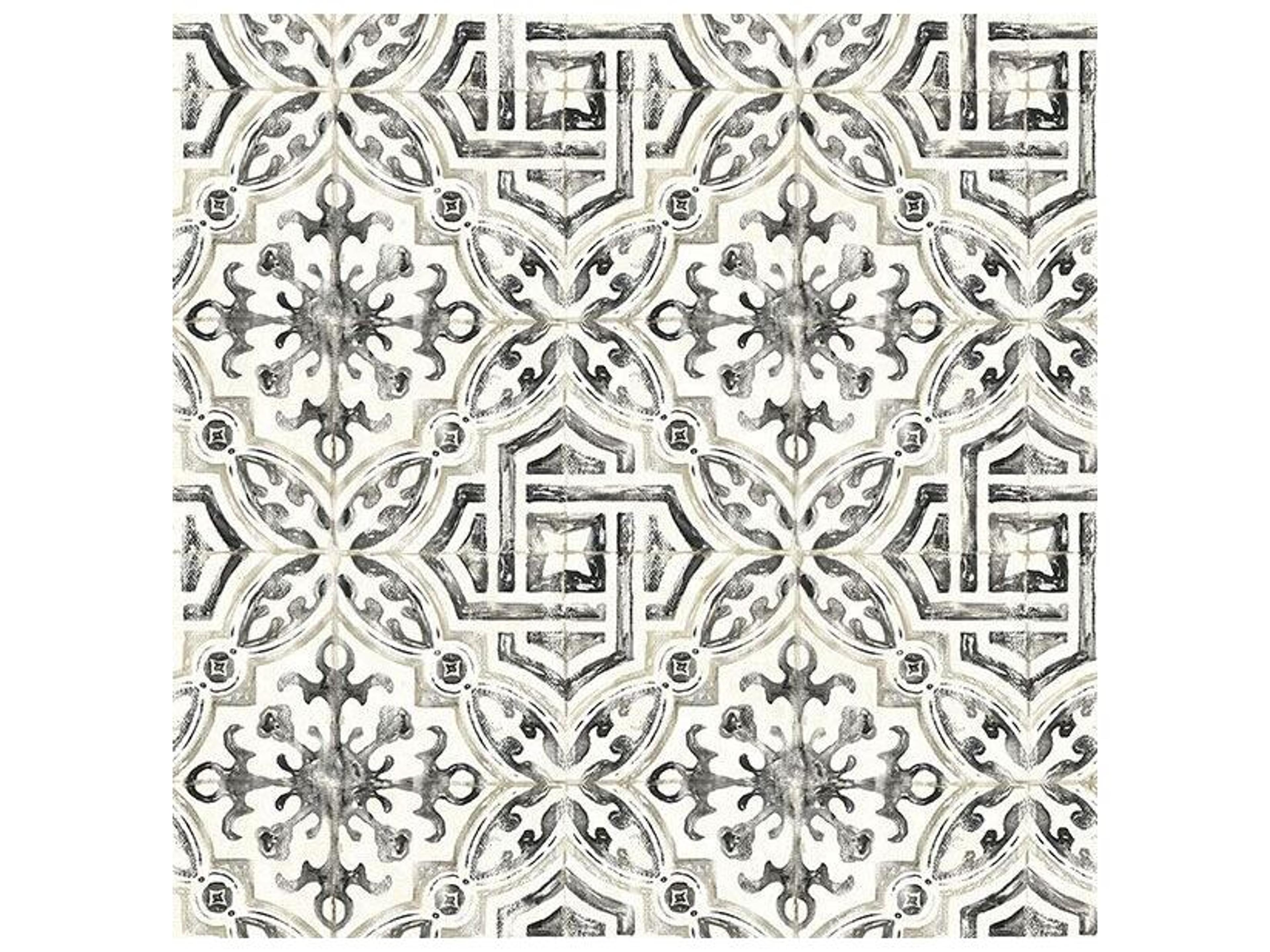 Brewster Home Fashions Chesapeake Sonoma Black Spanish Tile Wallpaper