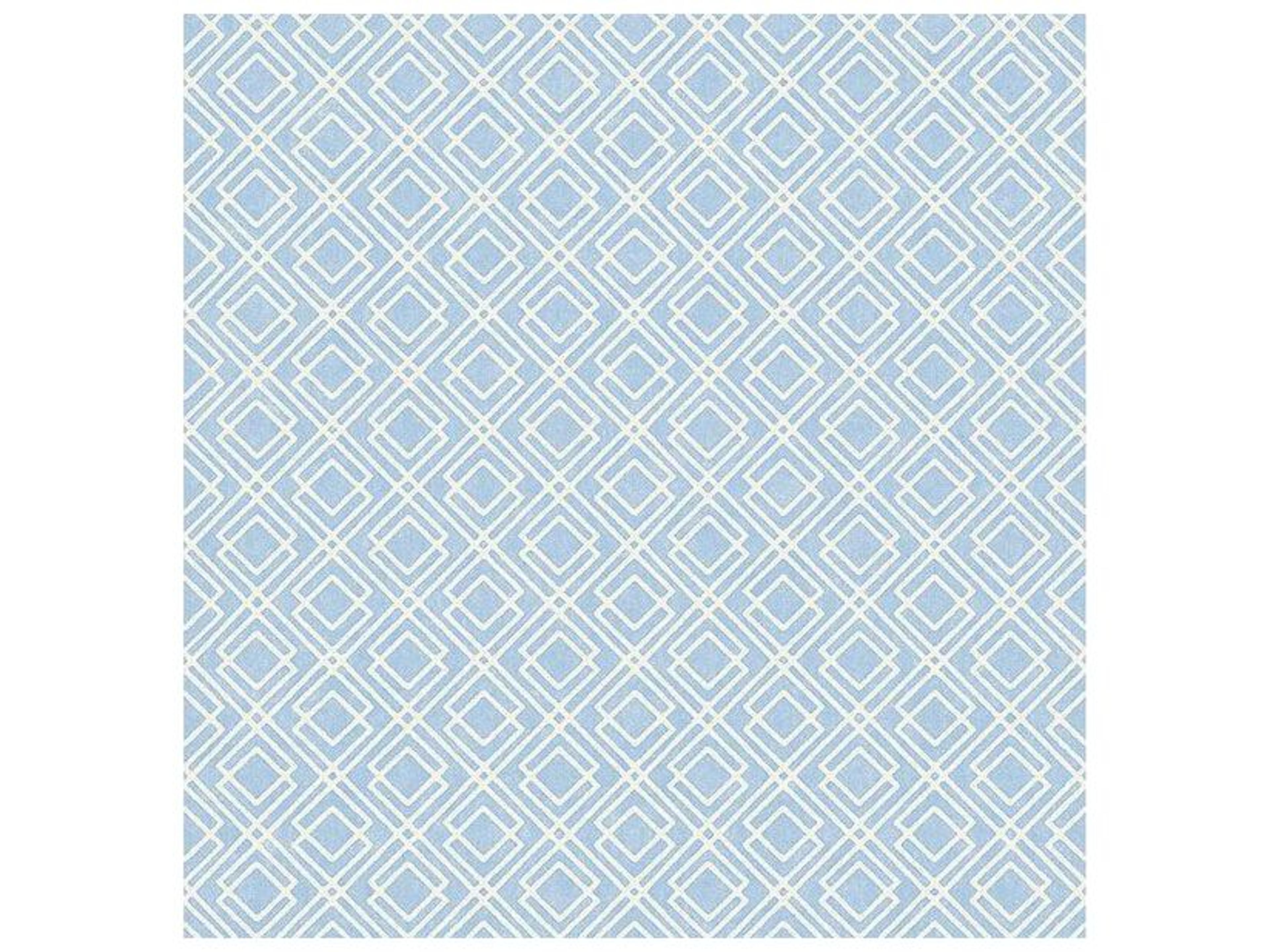Brewster Home Fashions Chesapeake Napa Blue Geometric Wallpaper