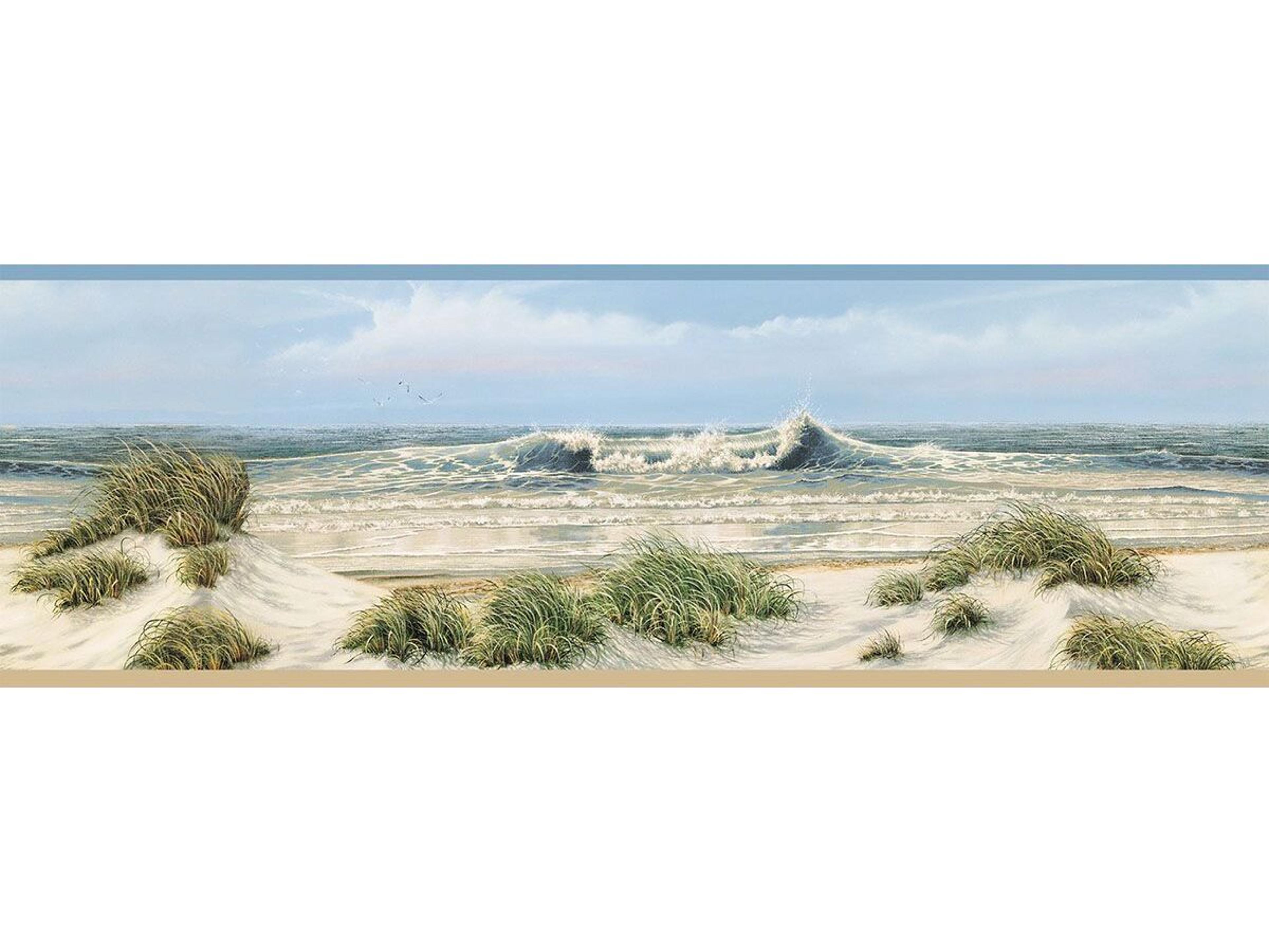 Brewster Home Fashions Chesapeake Falmouth Beige Shoreline Border