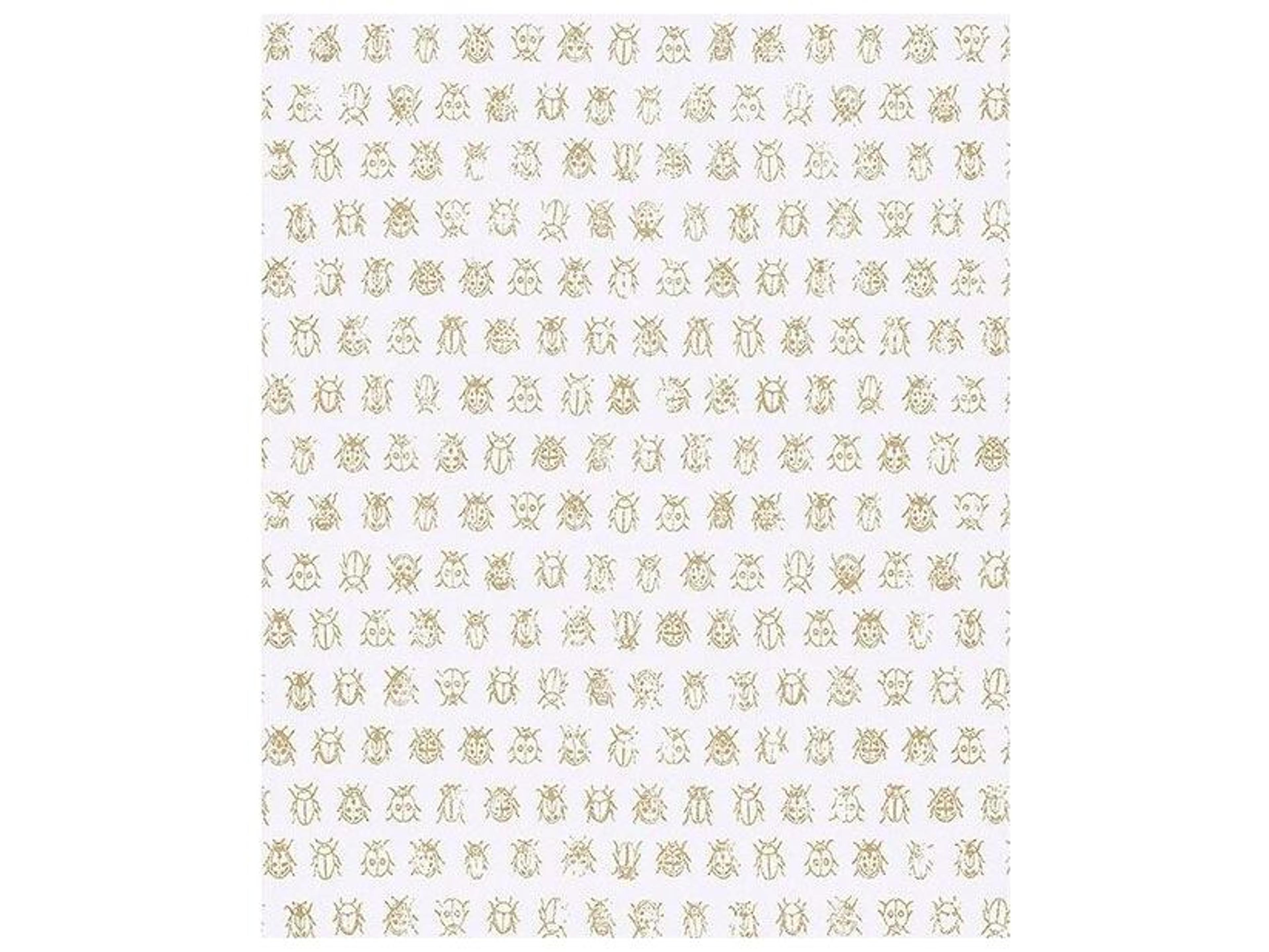 Brewster Home Fashions Eijffinger Flikker White Beetle Wallpaper