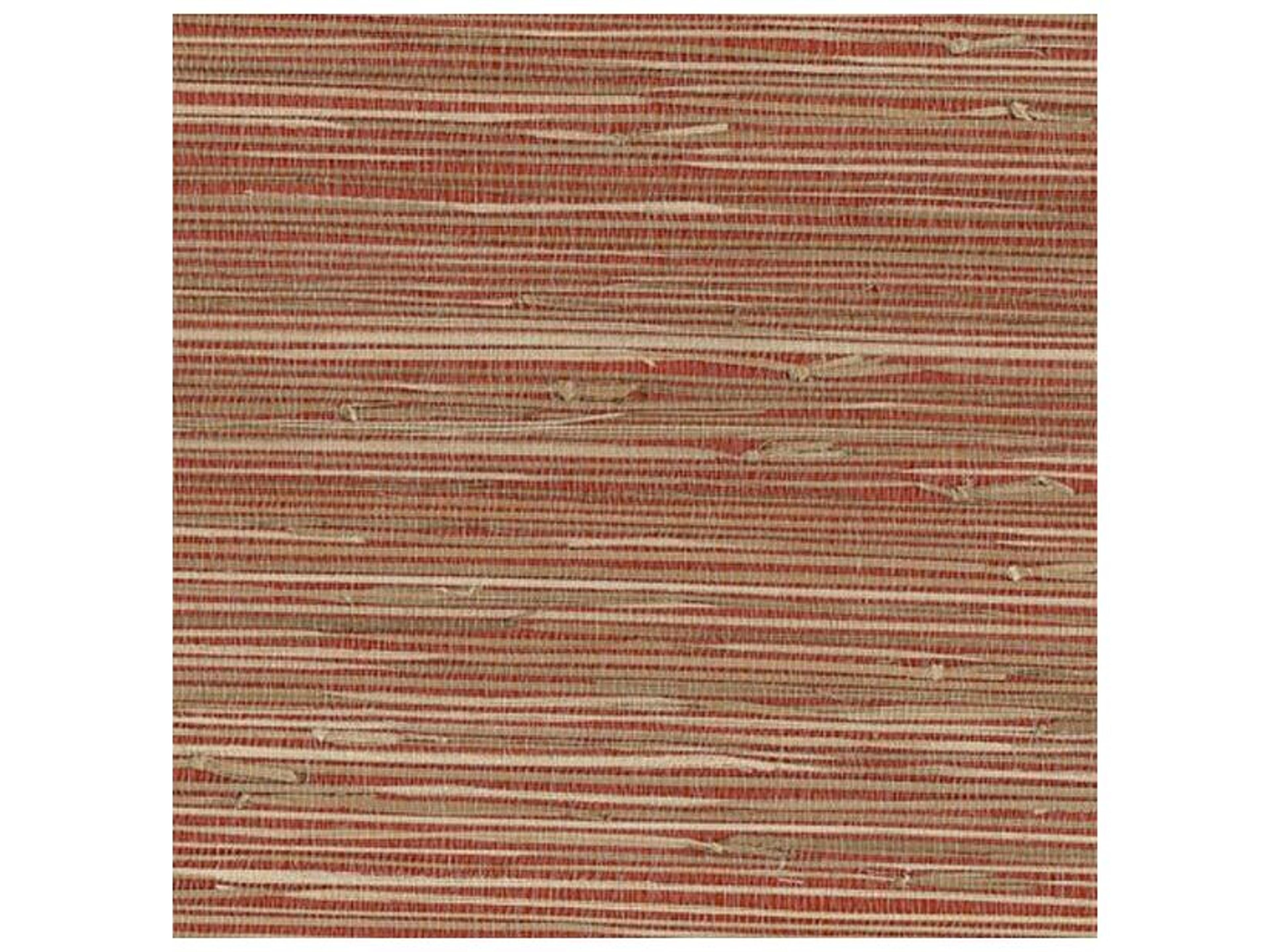 Brewster Home Fashions Kenneth James Yan Yan Red Grasscloth Wallpaper