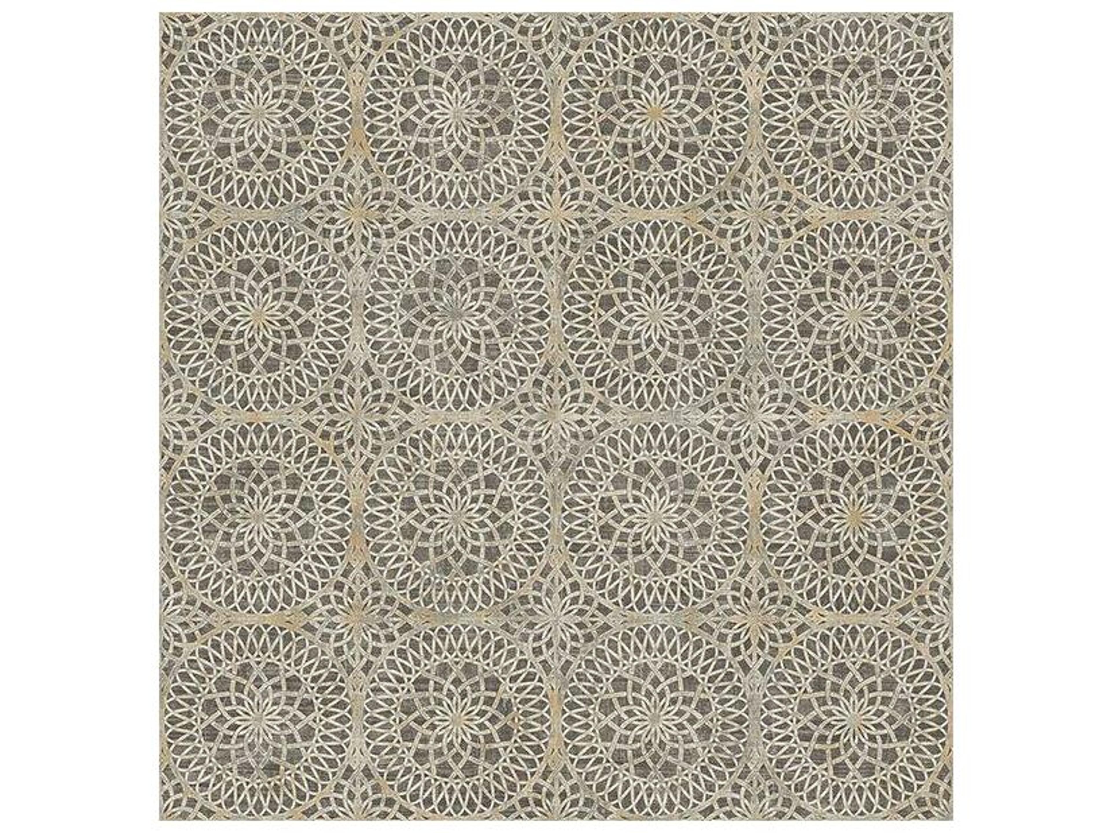 Brewster Home Fashions Kenneth James Twist Brown Medallion Wallpaper