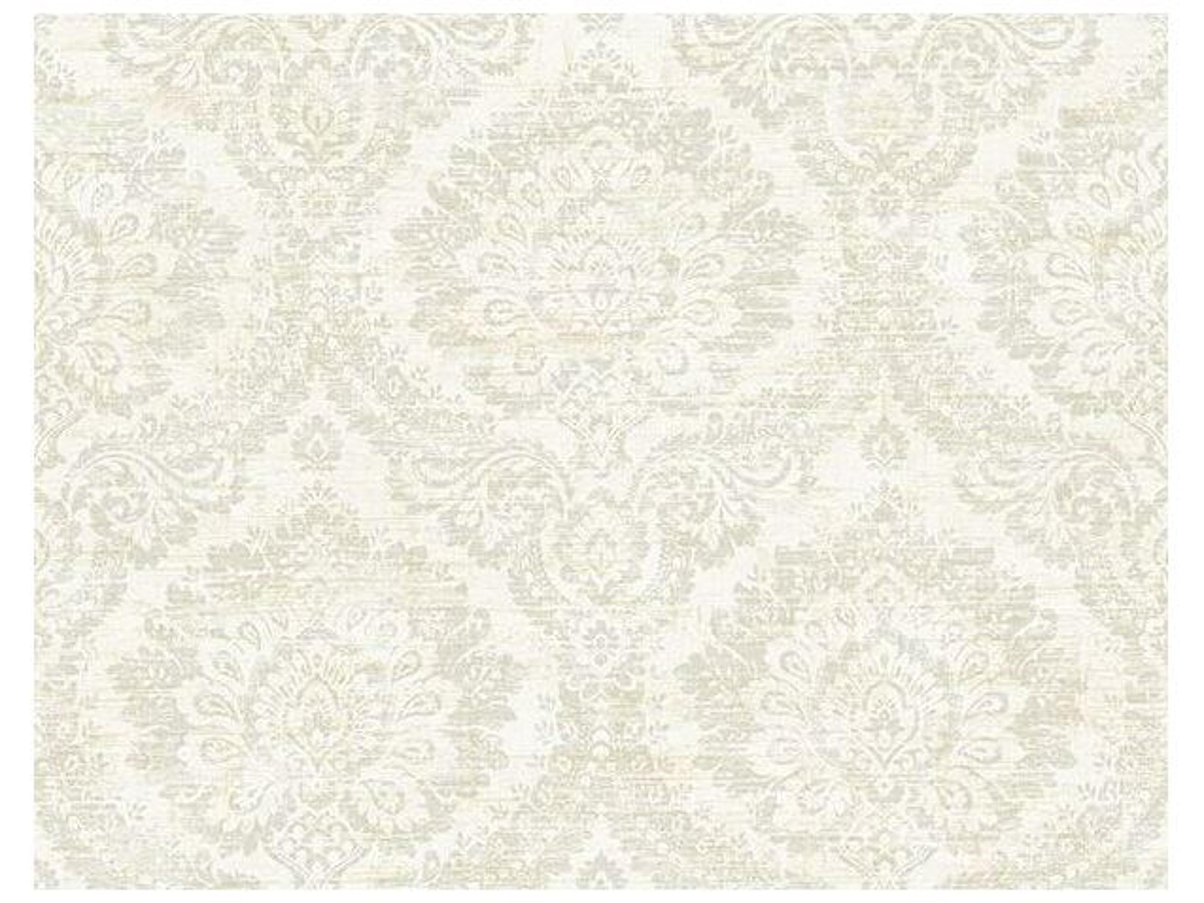 Brewster Home Fashions Kenneth James Kauai Taupe Damask Wallpaper