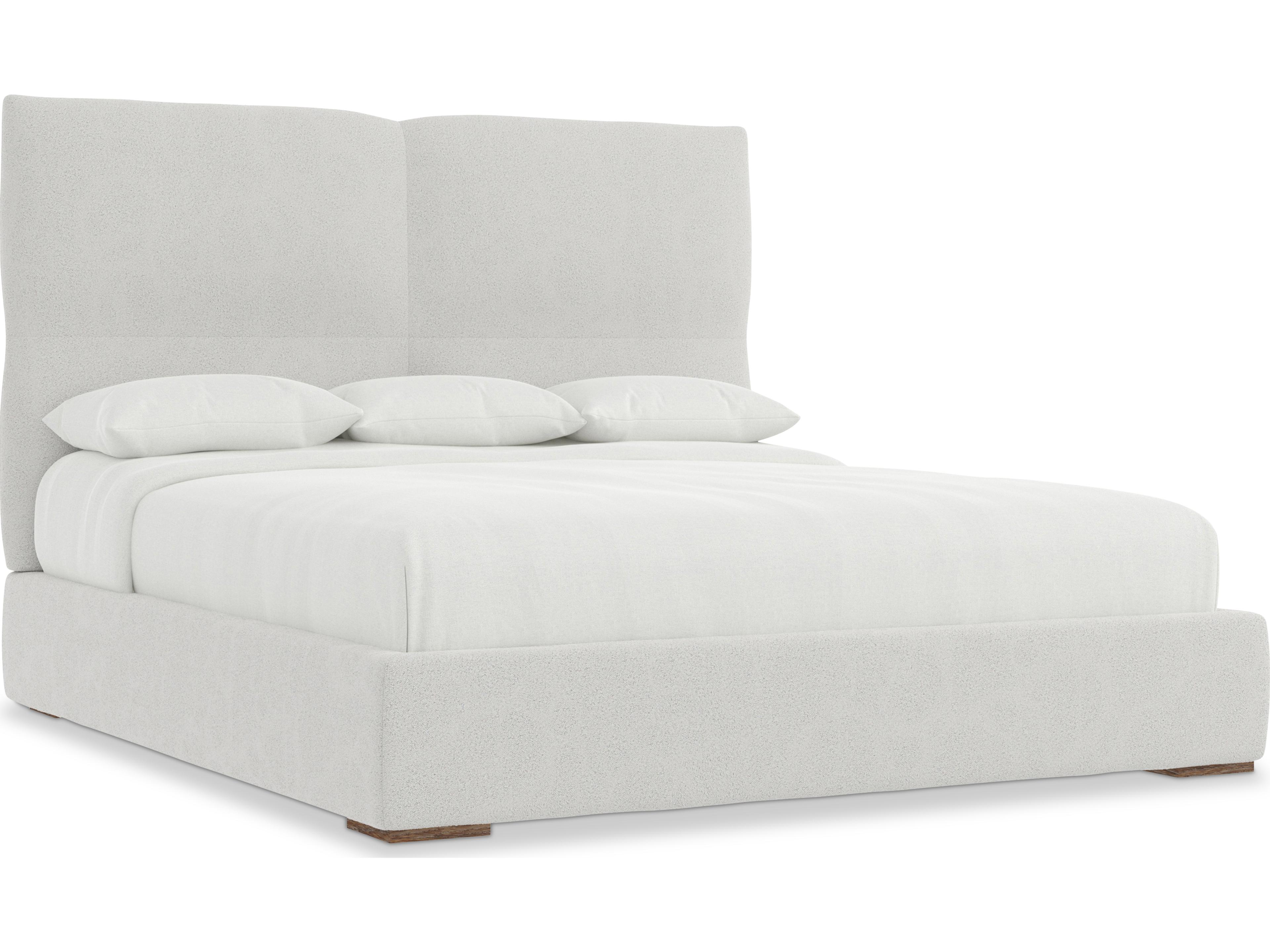 Bernhardt Casa Paros Gray Upholstered California King Panel Bed