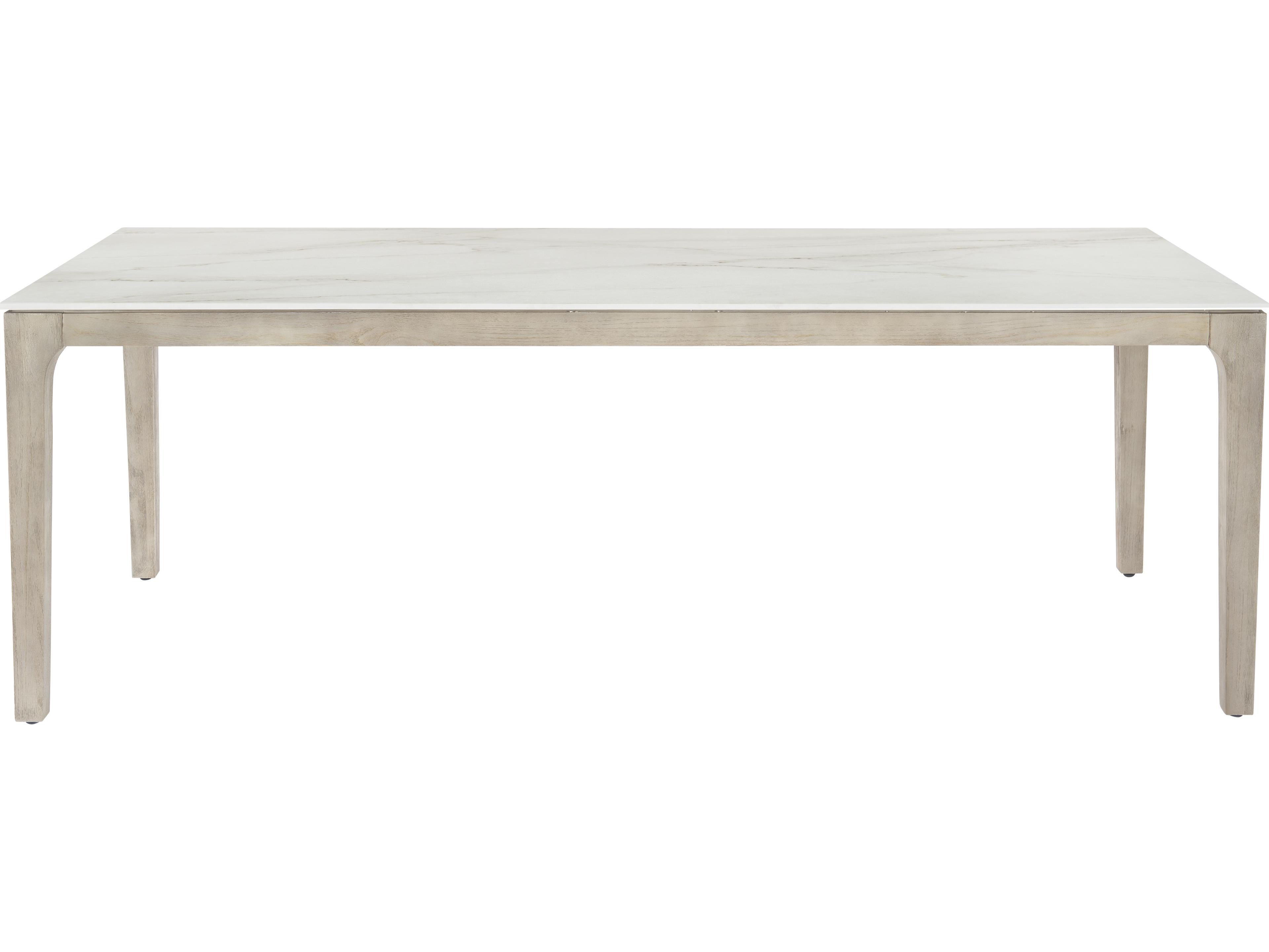 Bernhardt Marbella Rectangular Marble Dining Table