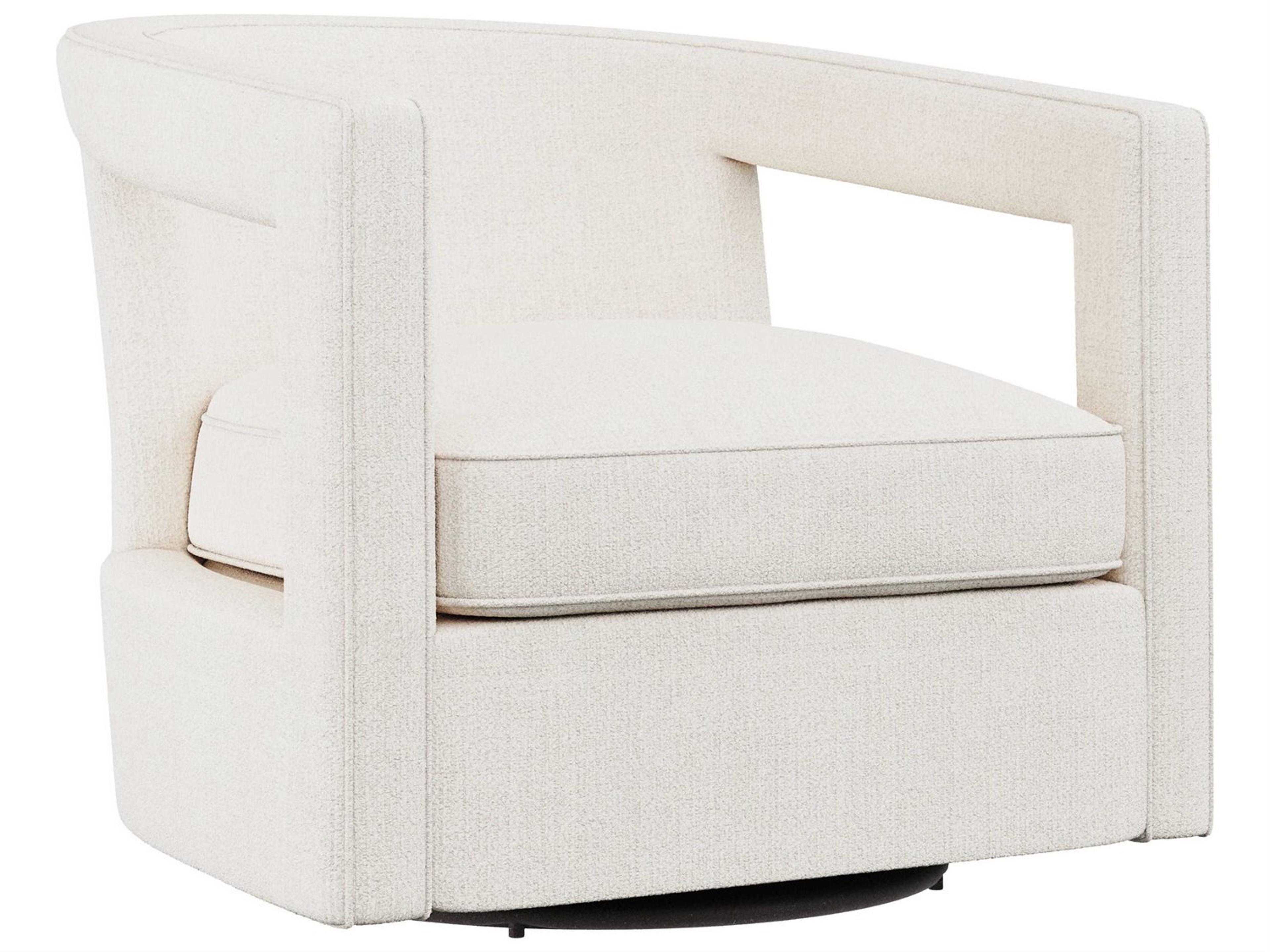 Bernhardt Alana Swivel Fabric Accent Chair