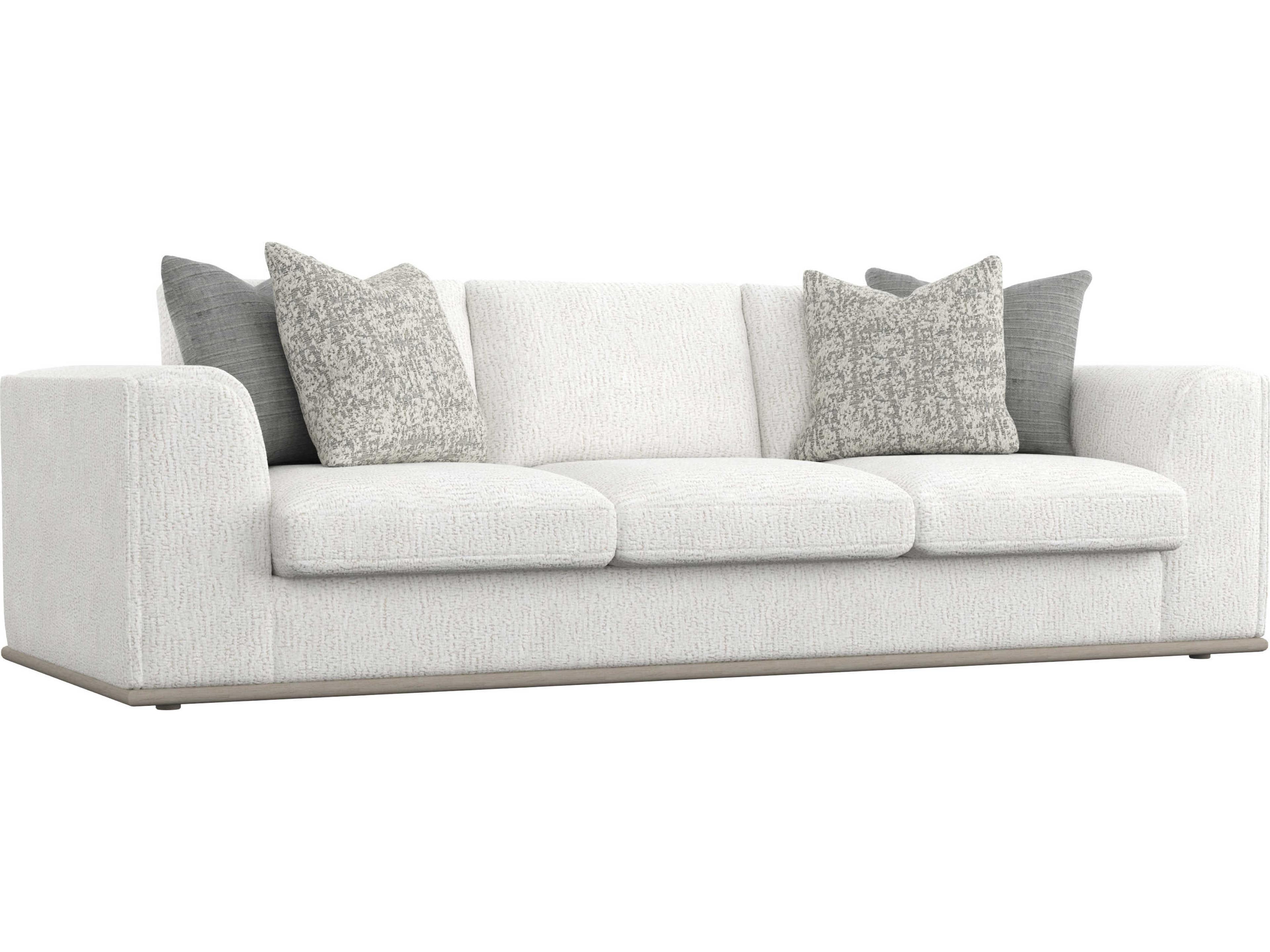 Bernhardt Prague Greige Upholstered Sofa