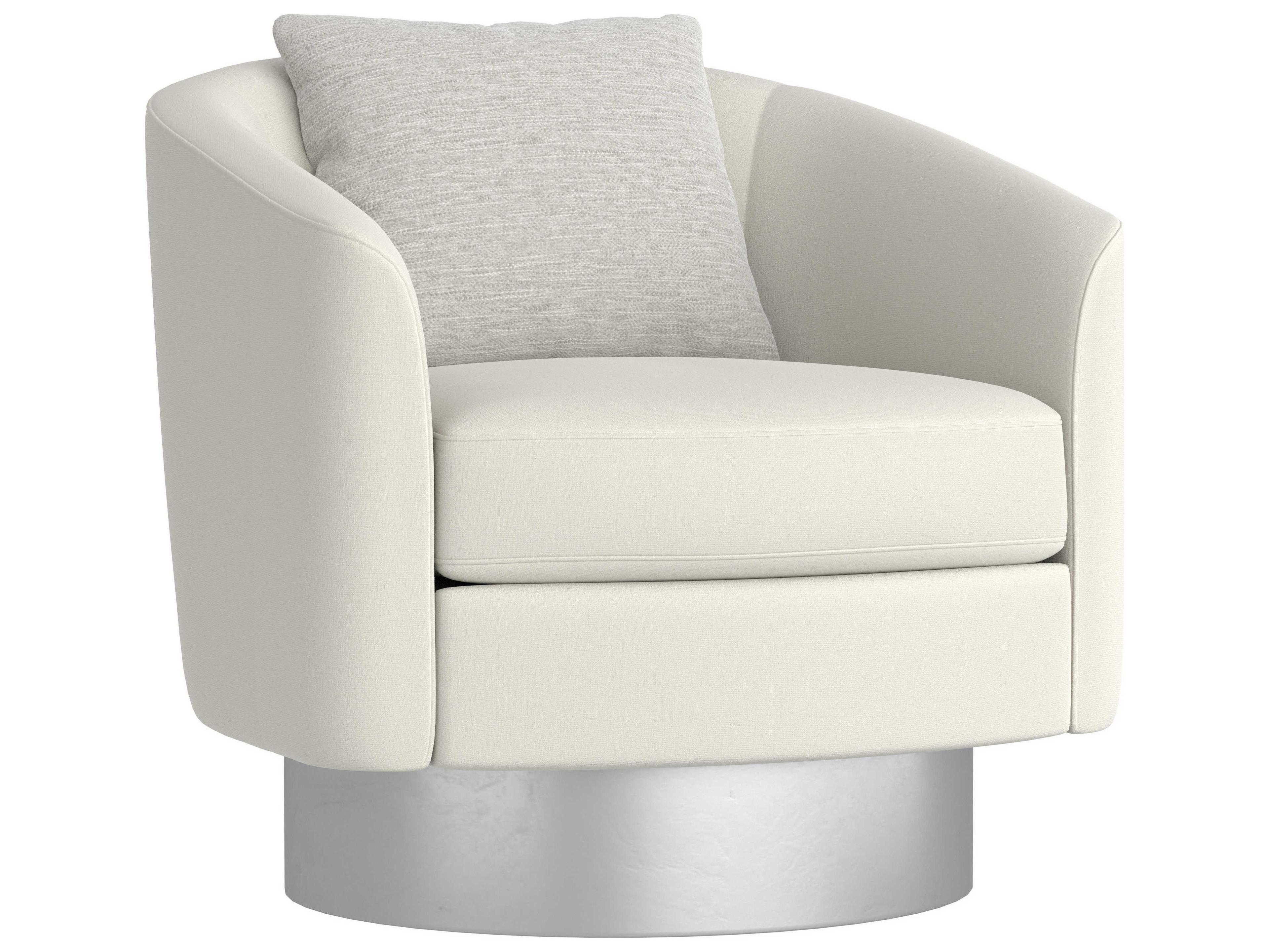 Bernhardt Camino Swivel Fabric Accent Chair