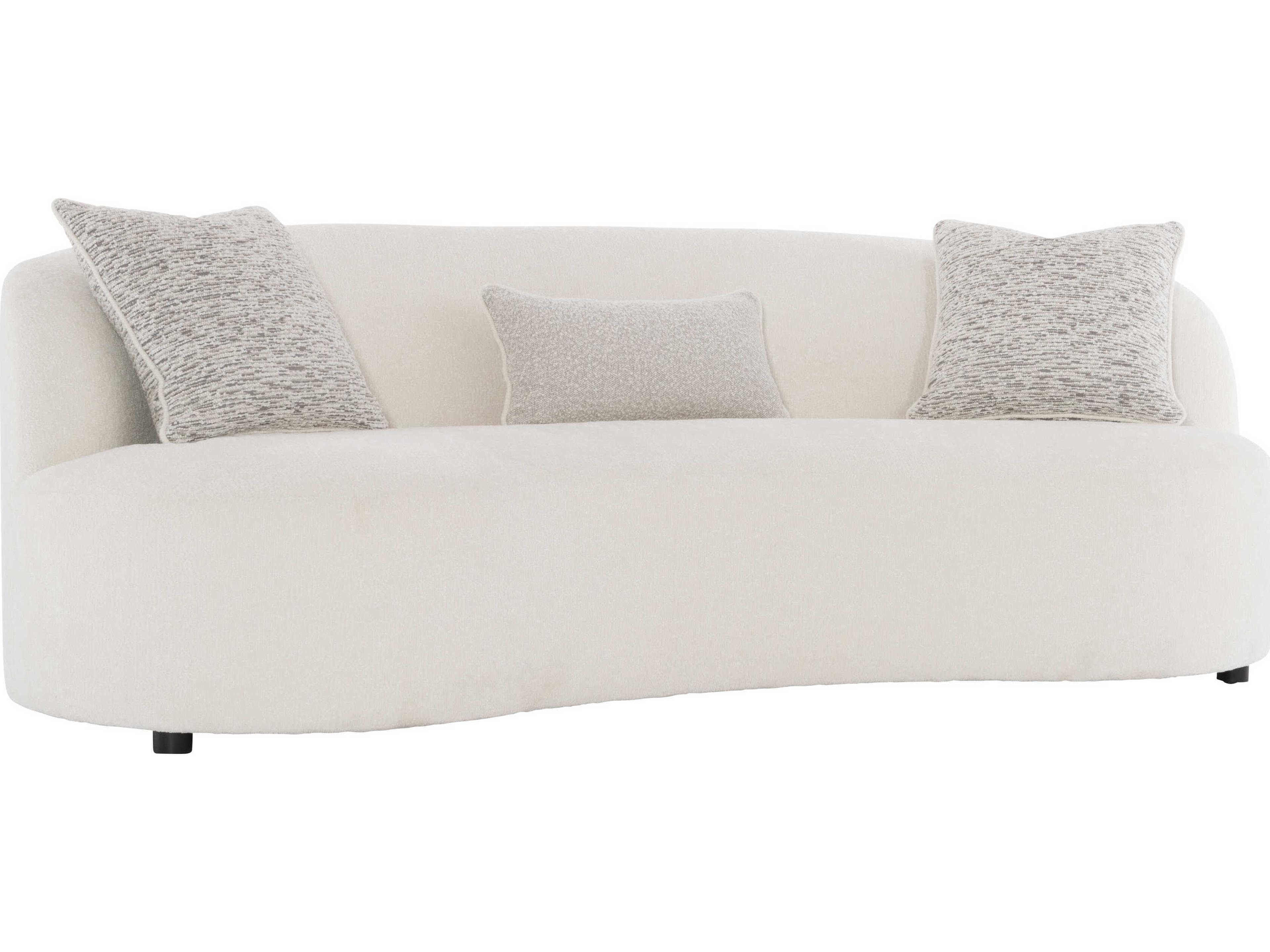 Bernhardt Plush Elle White Upholstered Sofa