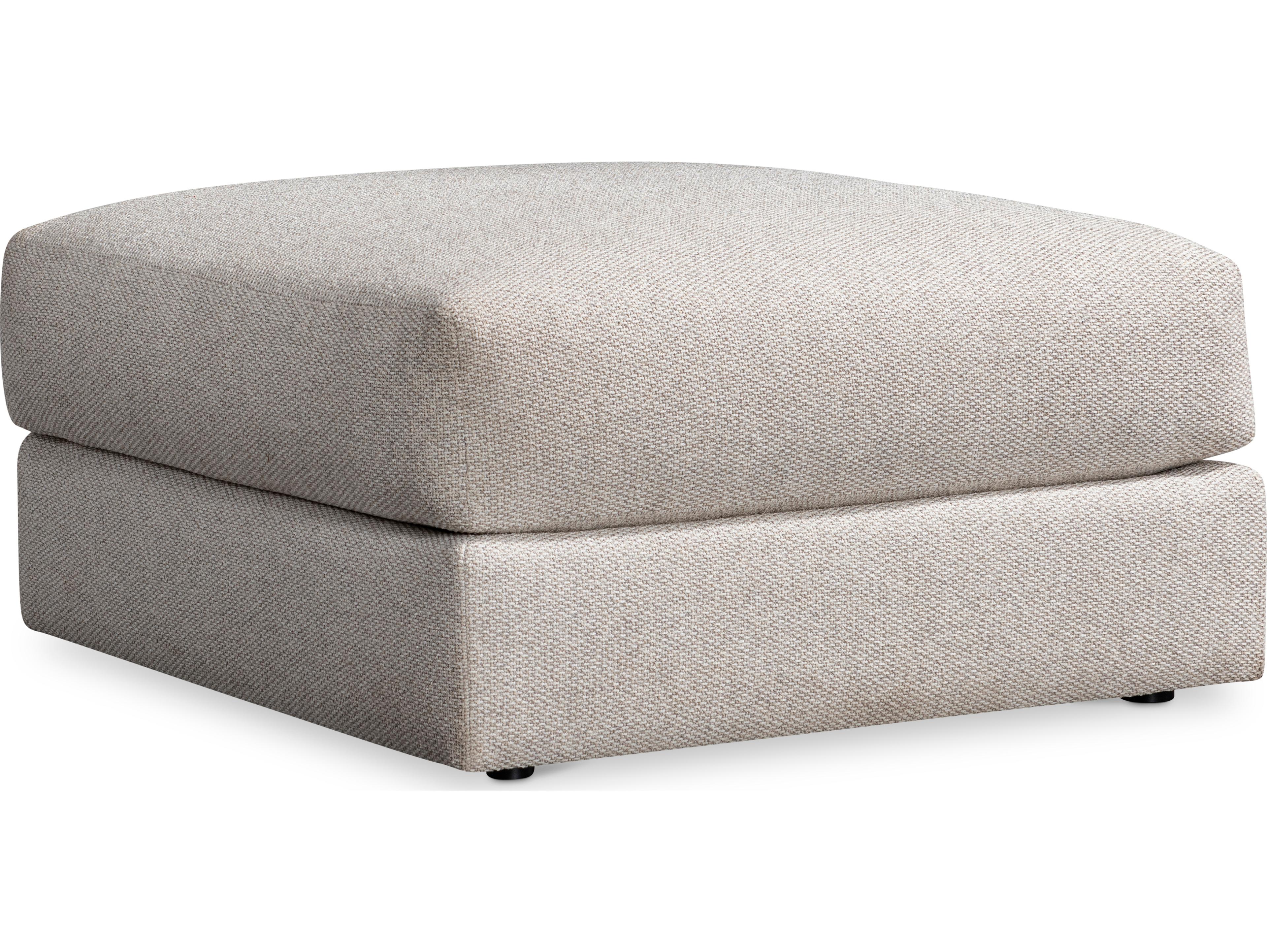 Bernhardt Vista Beige Upholstered Ottoman