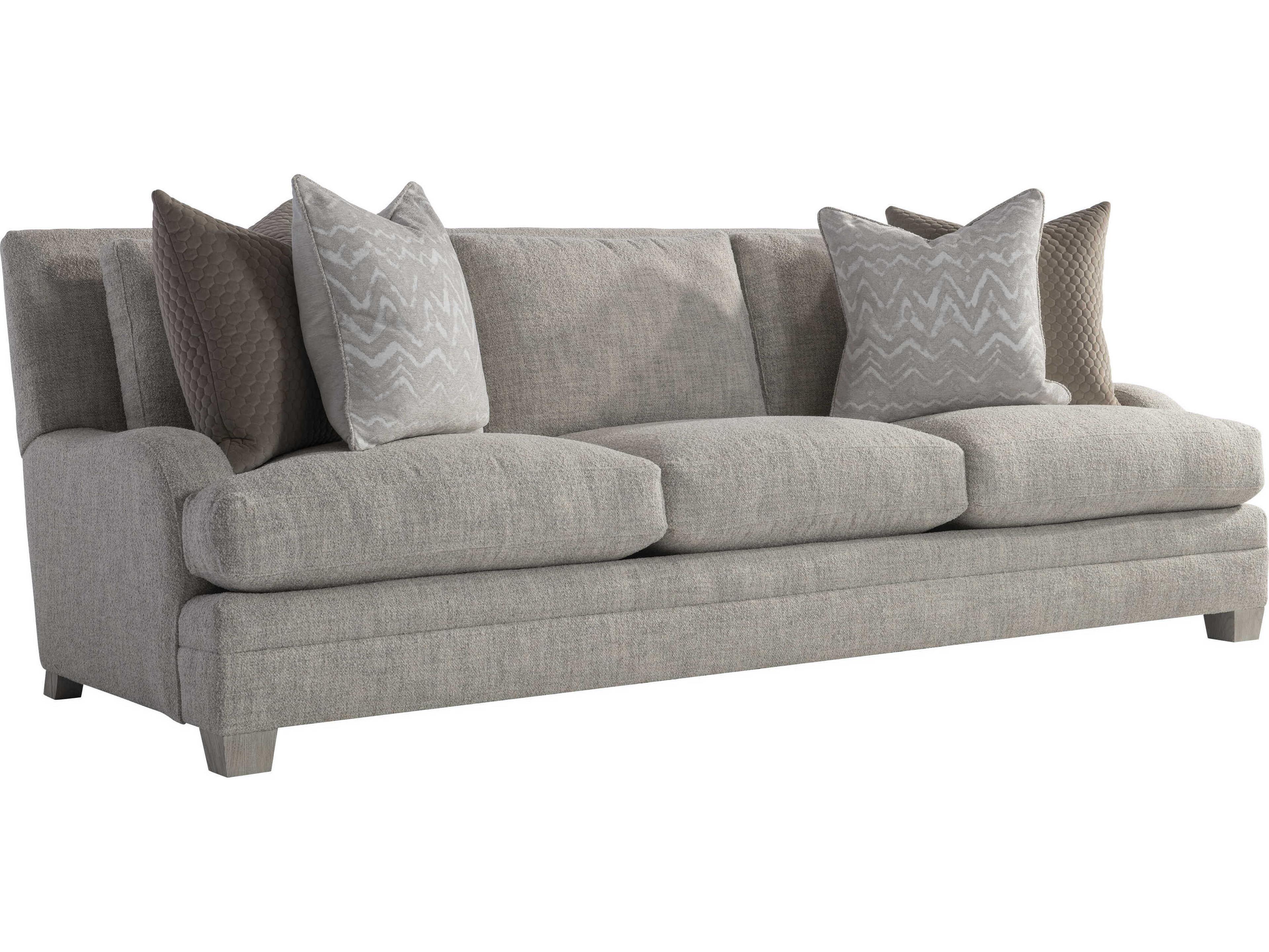 Bernhardt Plush Beige tan Gray Upholstered Sofa