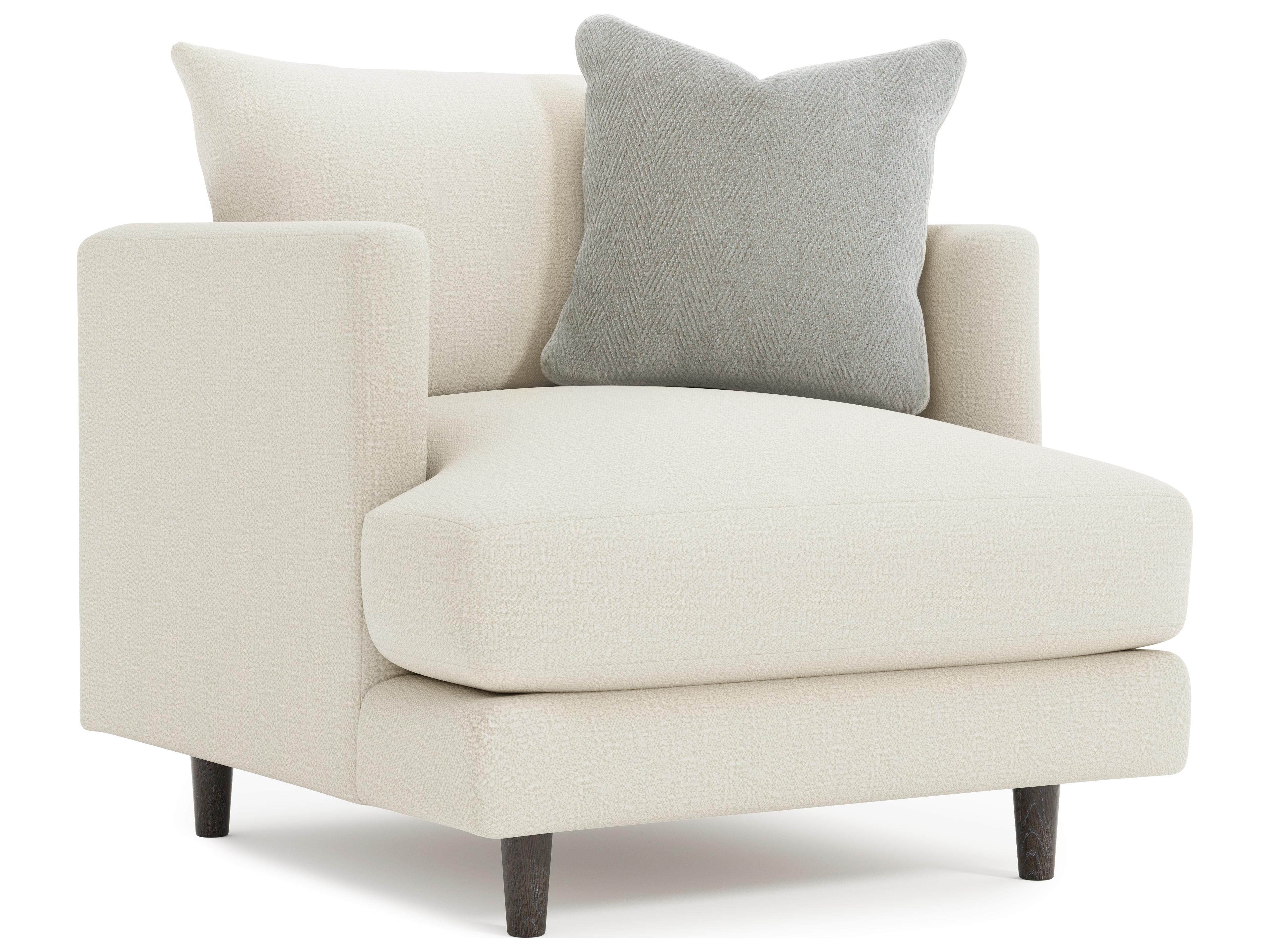 Bernhardt Plush White Accent Chair