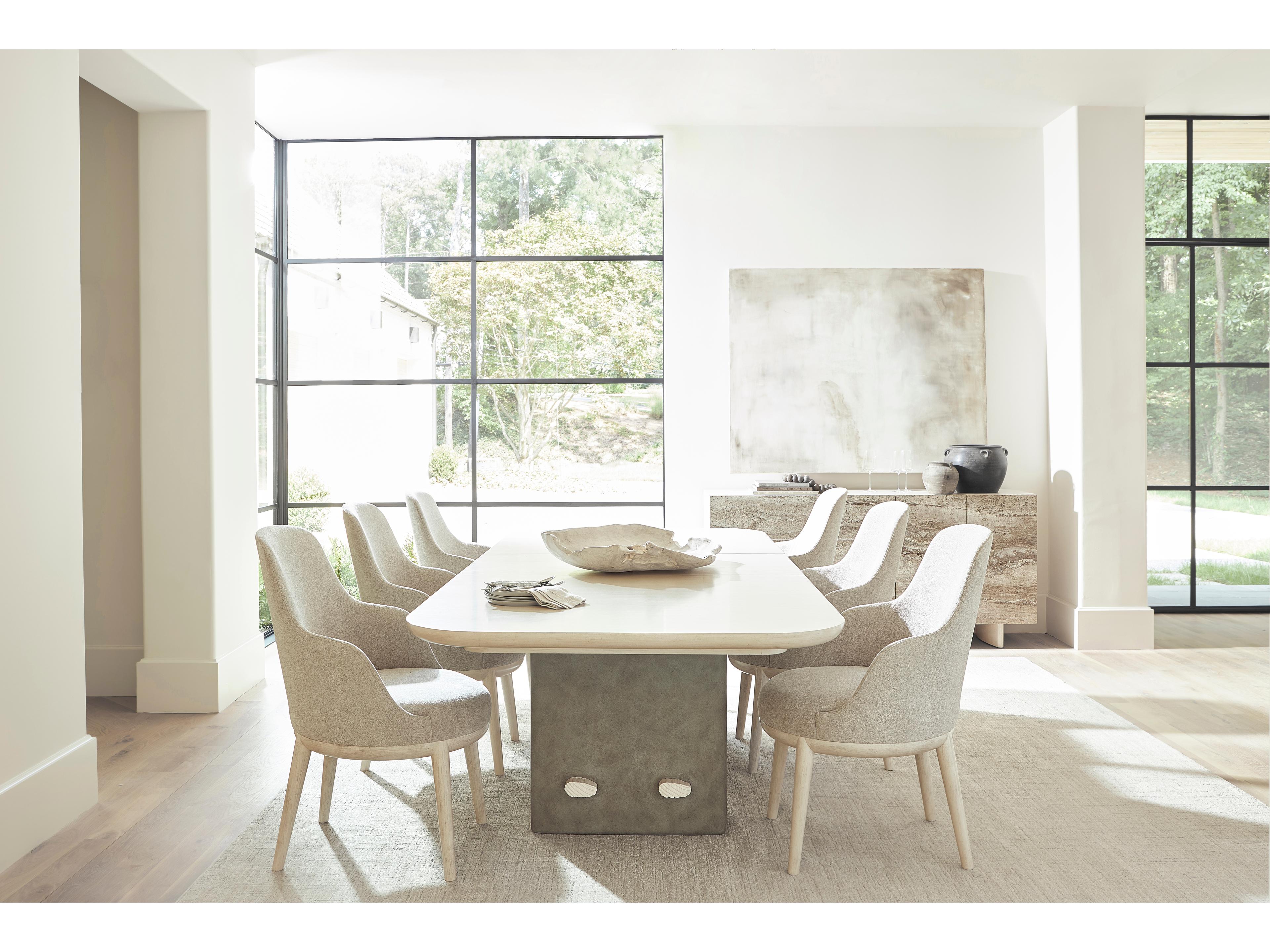 Bernhardt Sereno Walnut Wood Dining Room Set