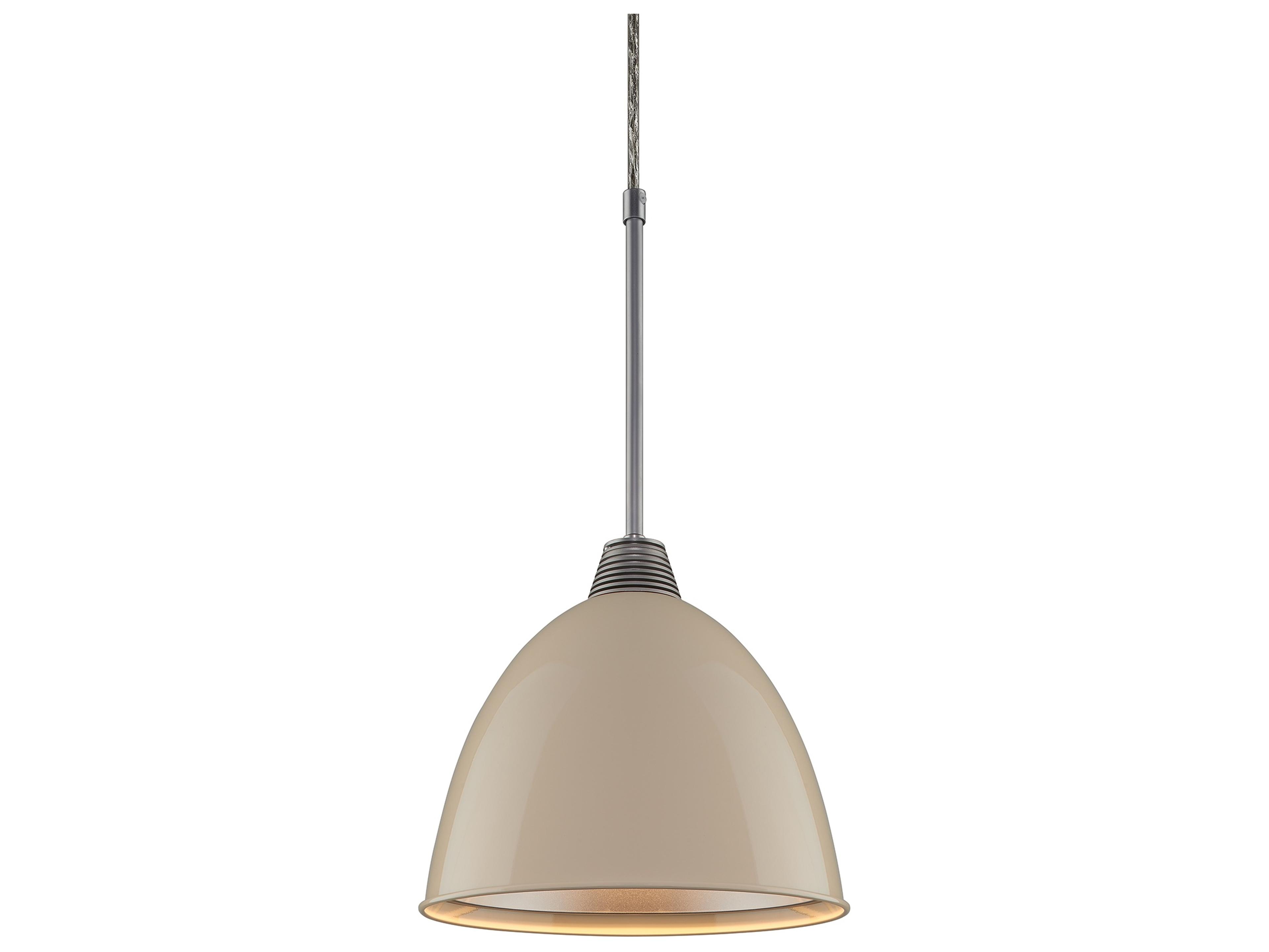 Classic 1-Light Chrome LED Bell Mini Pendant