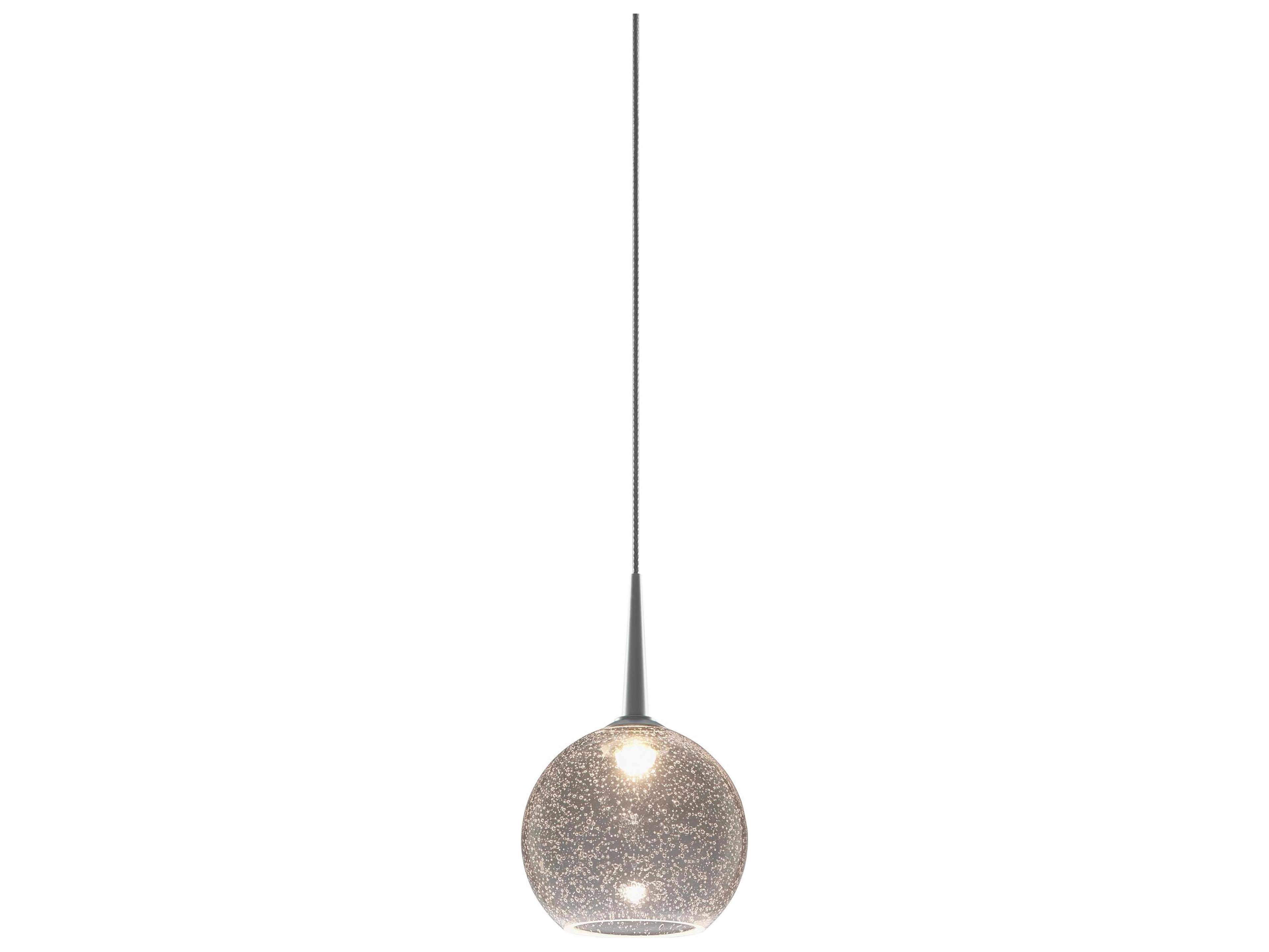 Bruck Lighting Bobo 1-Light Clear Glass LED Globe Mini Pendant