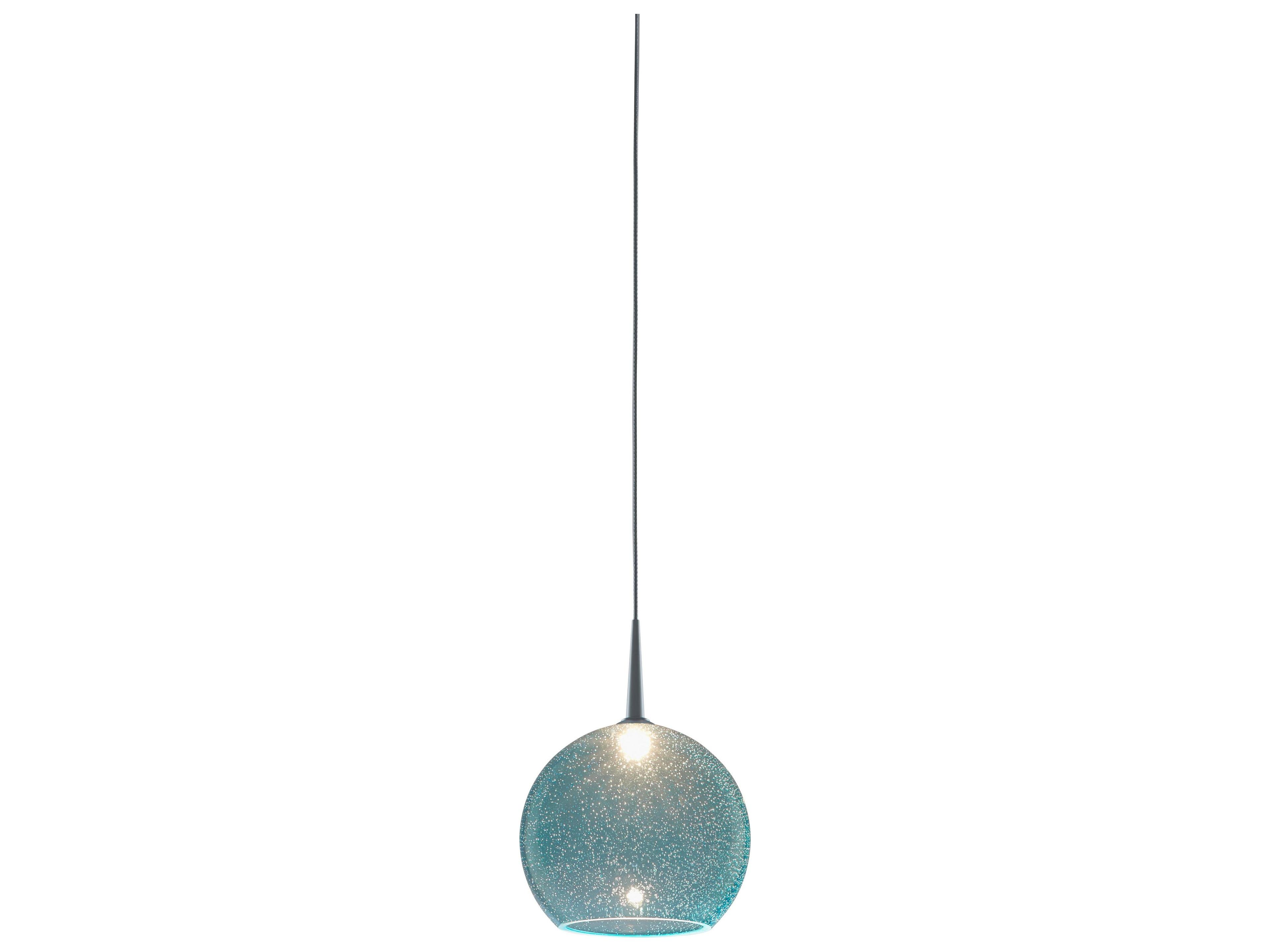 Bruck Lighting Bobo 1-Light Green Glass LED Globe Mini Pendant