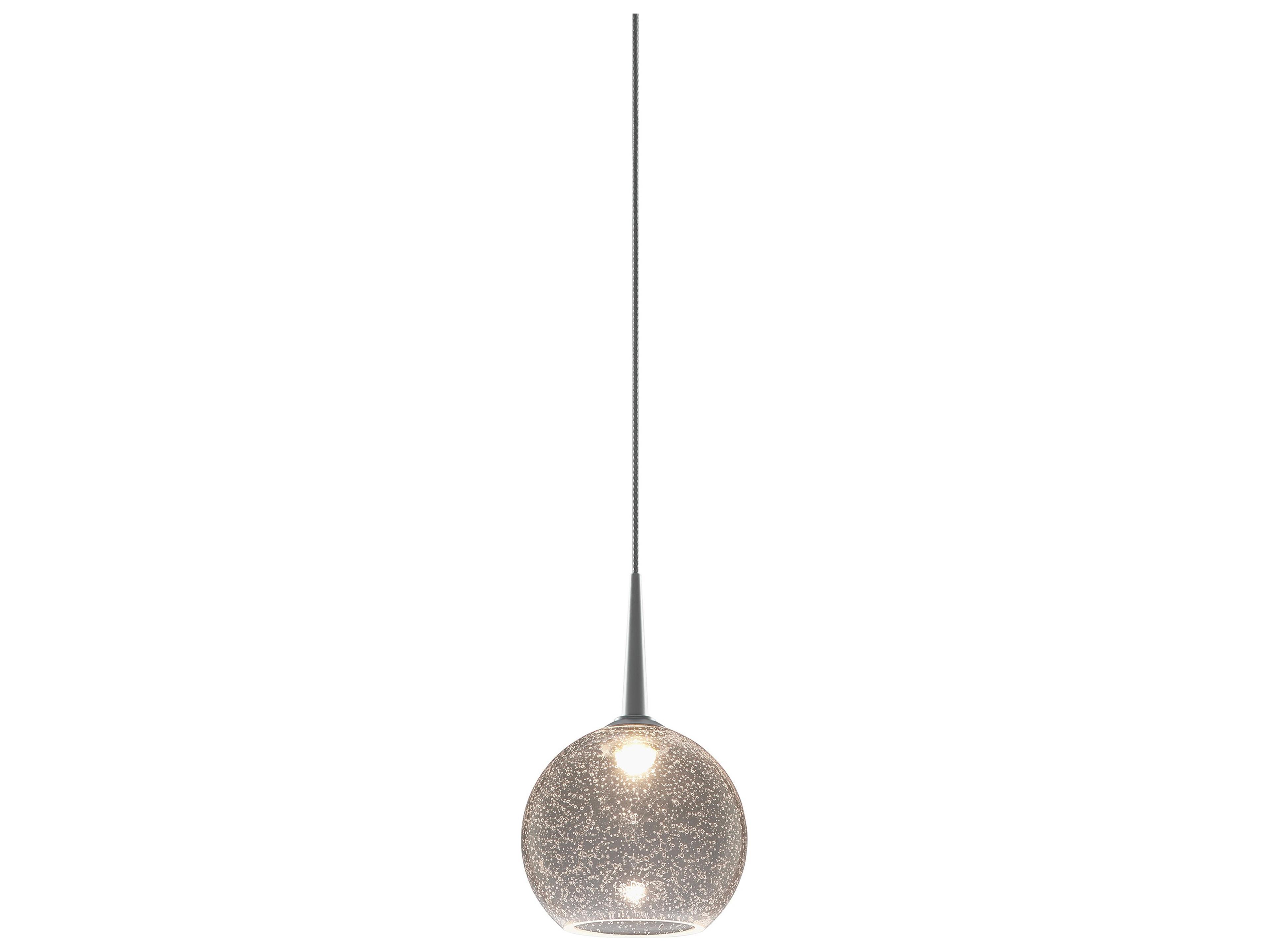 Bruck Lighting Bobo 1-Light Clear Glass Globe Mini Pendant