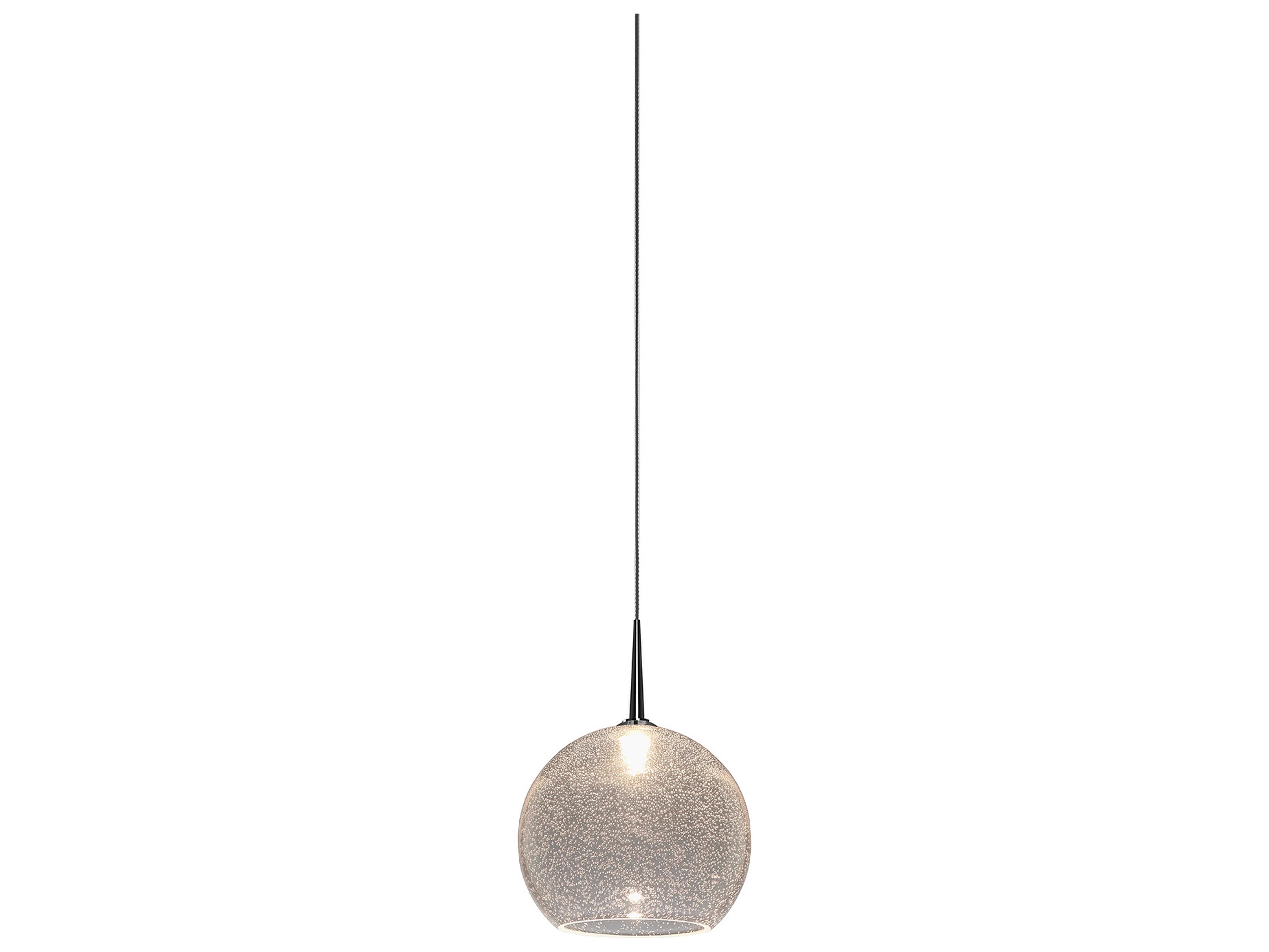 Bruck Lighting Bobo 1-Light Clear Glass Globe Mini Pendant