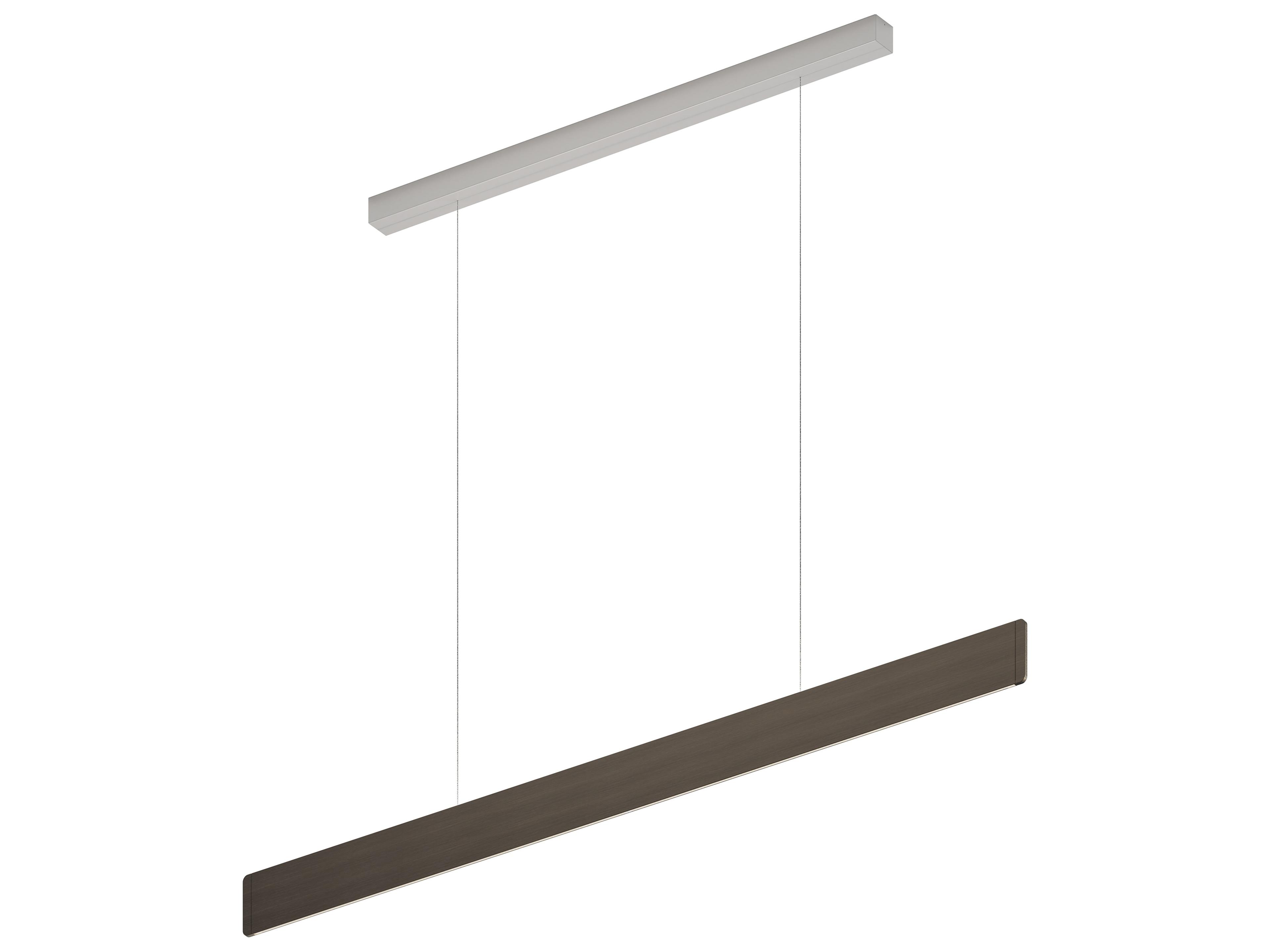 Bruck Lighting After-8 1-Light Champagne Brown Linear Island Pendant