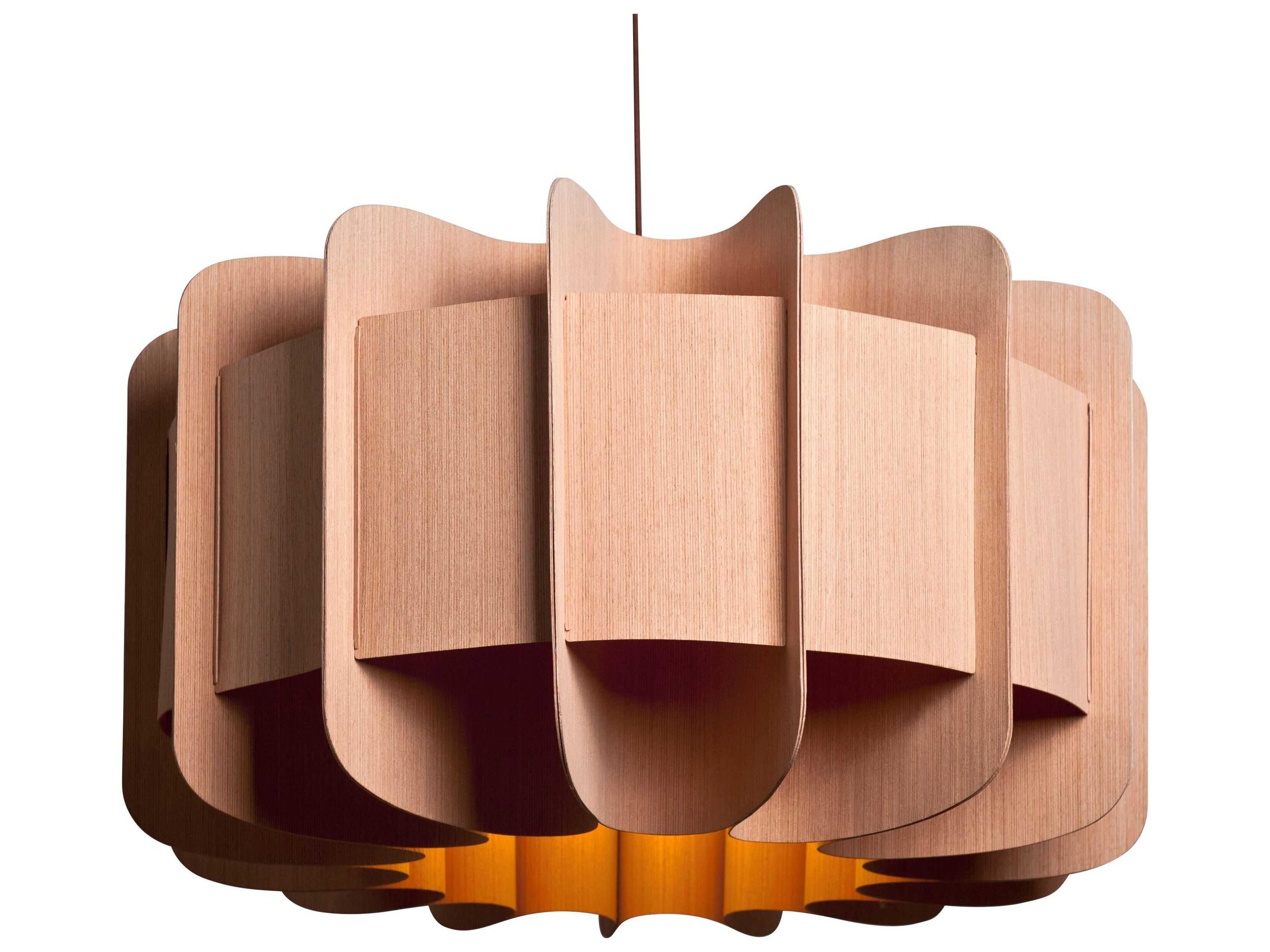 Clarissa 1-Light Beech Wood Pendant