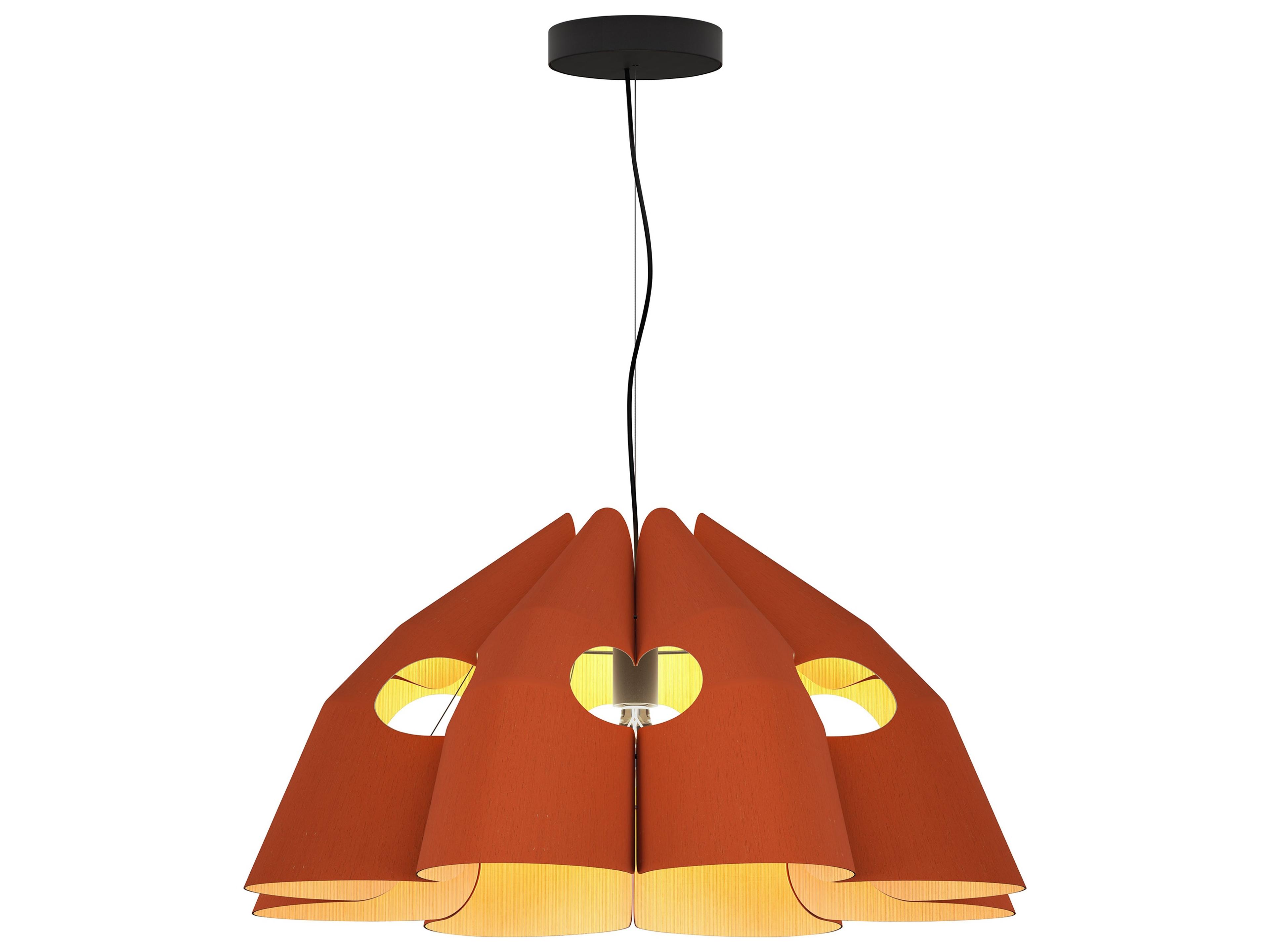 Victoria 1-Light Wood Pendant