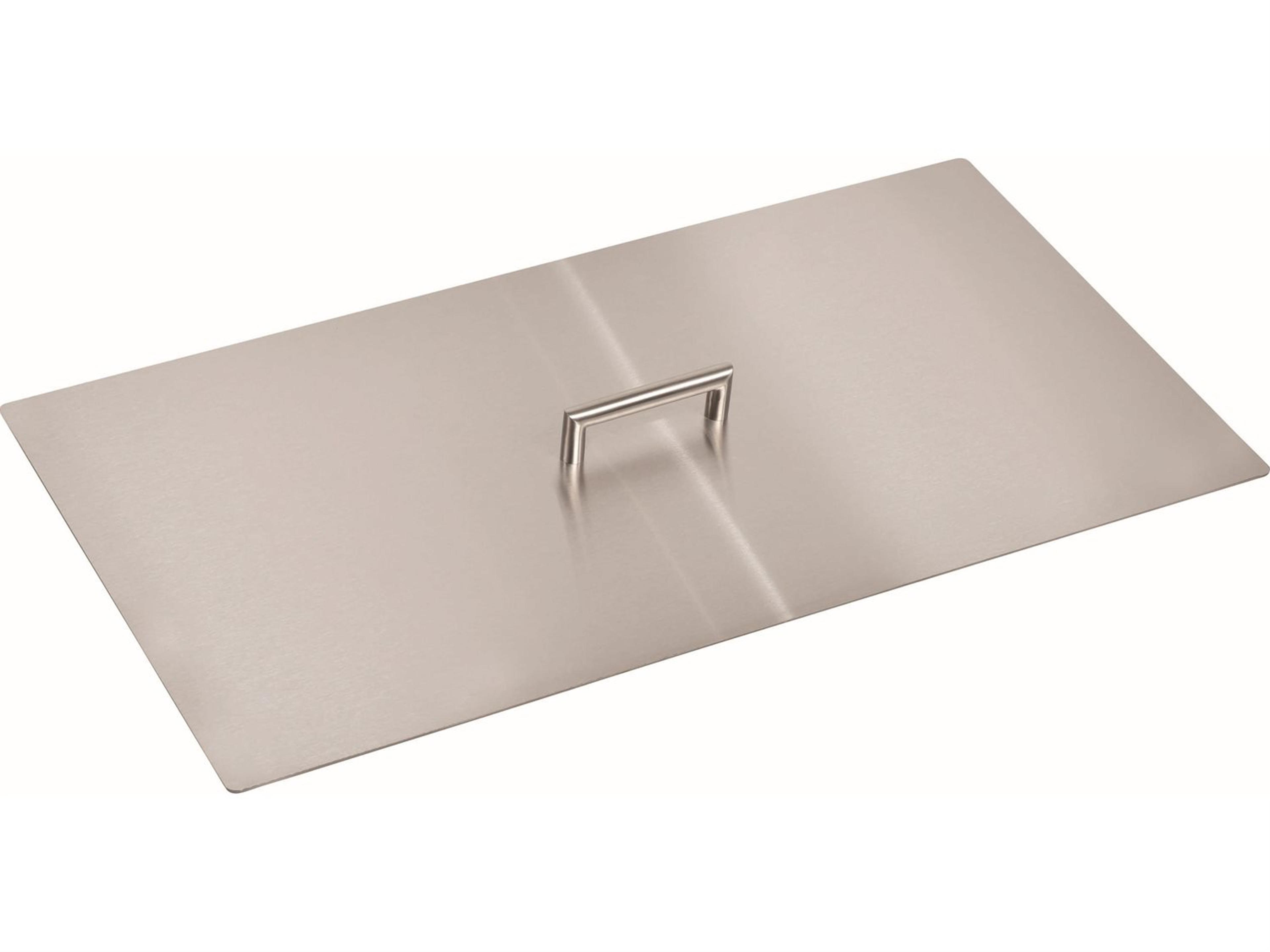 Berlin Gardens Donoma Accessories 24''W x 12''D Rectangular Stainless Steel Burner Cover