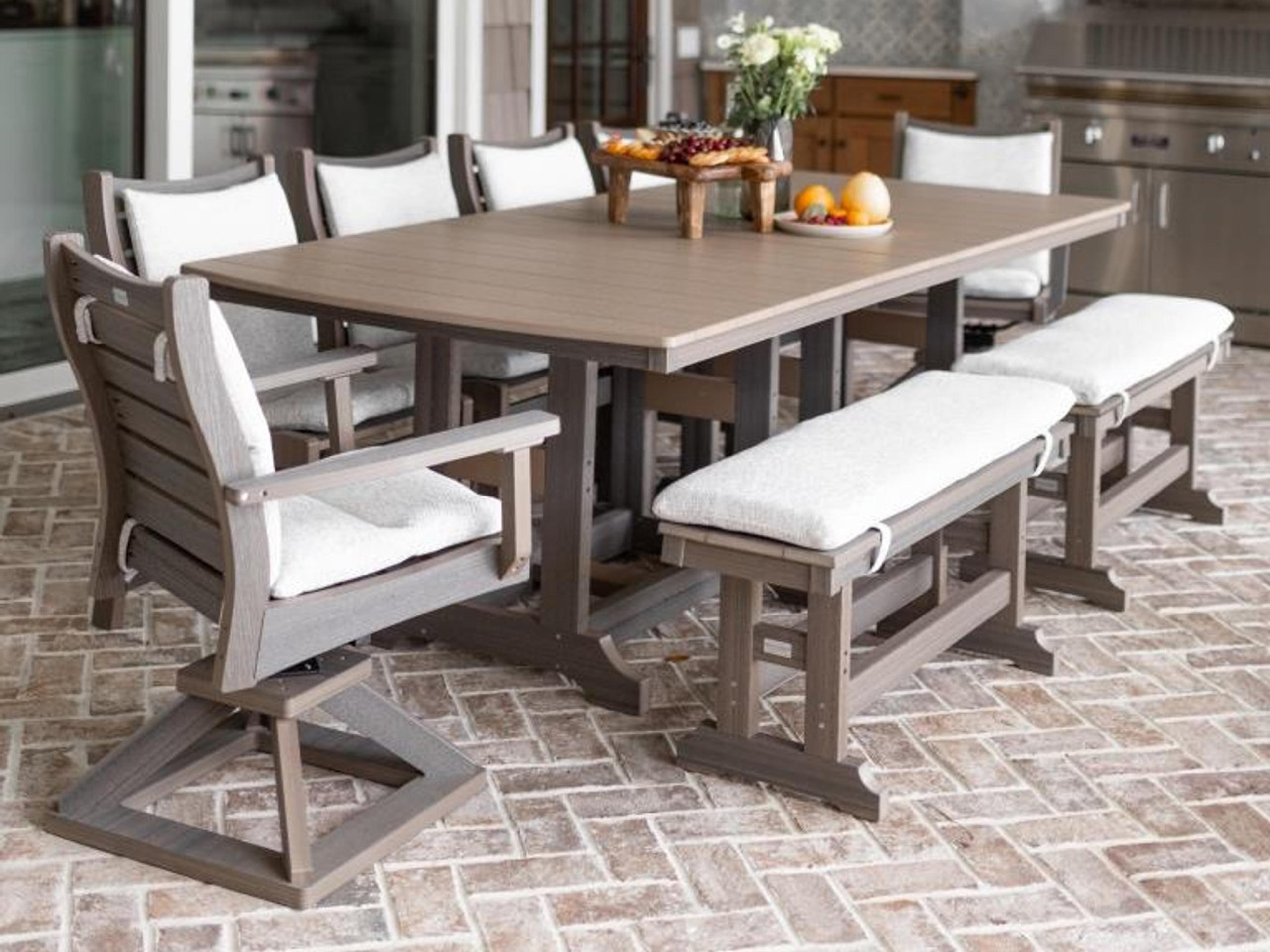 Berlin Gardens Bristol Recycled Plastic Patio Dining Set