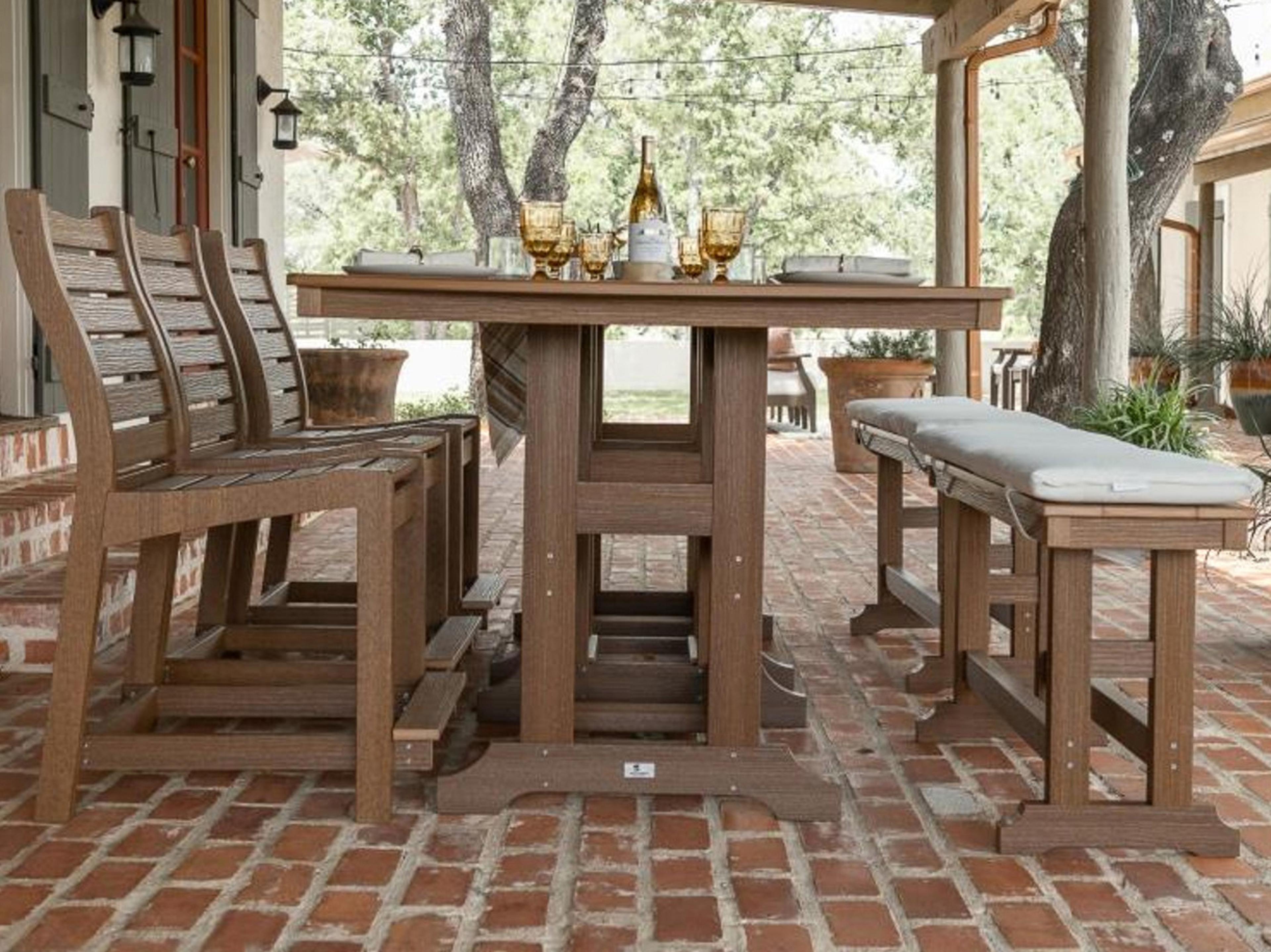 Berlin Gardens Bristol Recycled Plastic Outdoor Dining Set