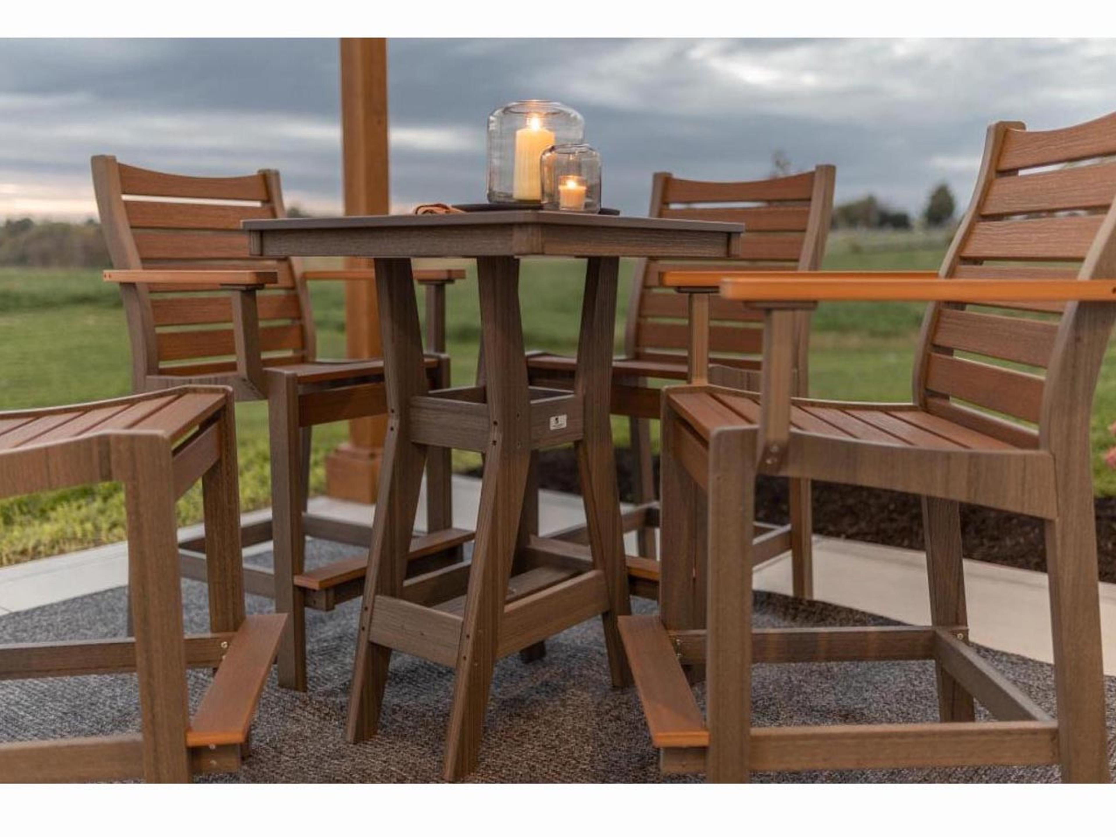 Berlin Gardens Bristol Recycled Plastic Patio Dining Set