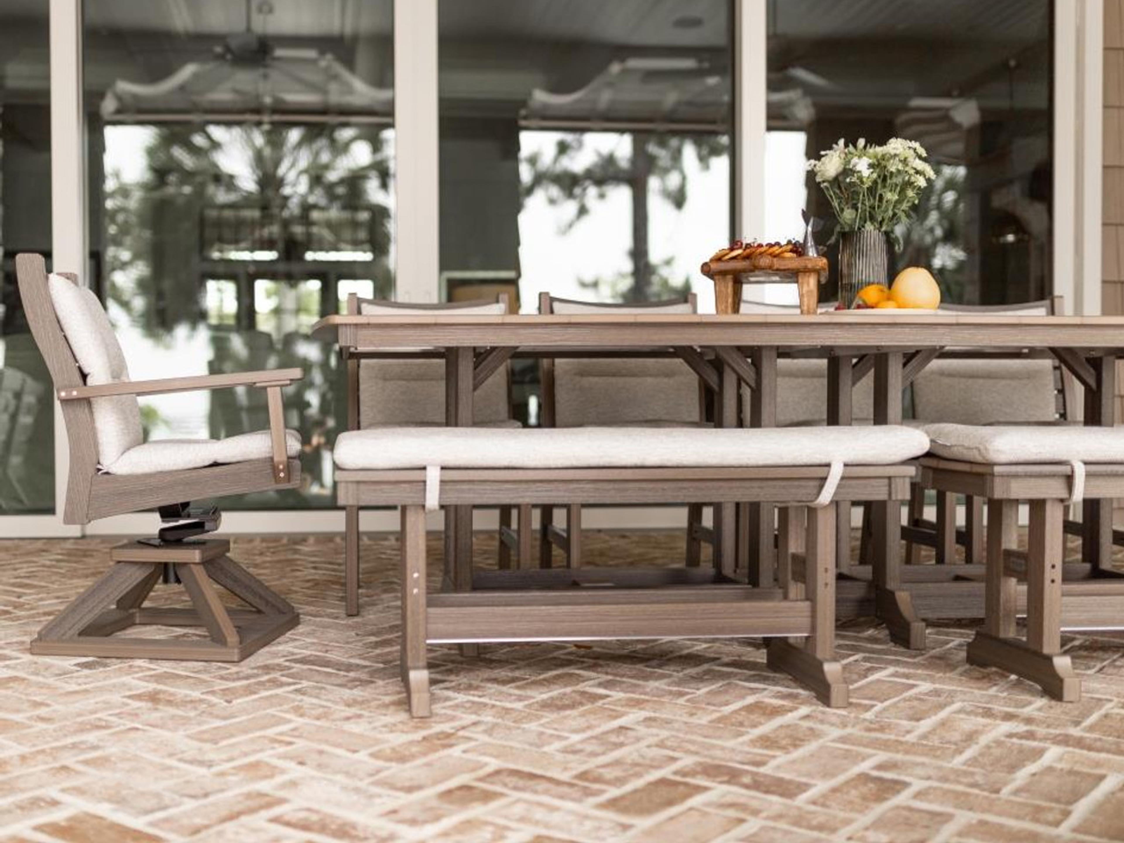 Berlin Gardens Bristol Recycled Plastic Outdoor Dining Set