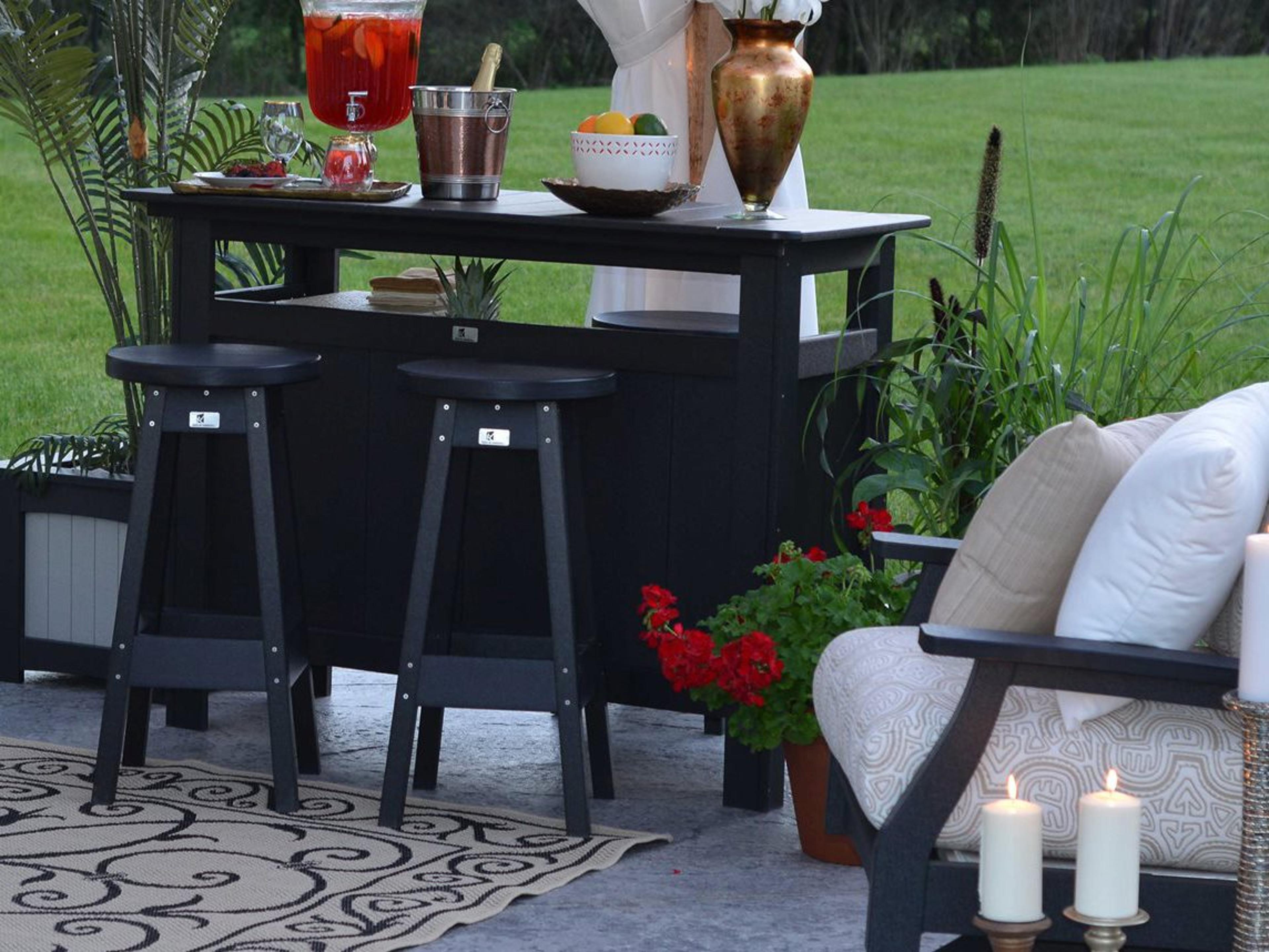 Berlin Gardens Bars & Bar Stools Recycled Plastic Bar Set