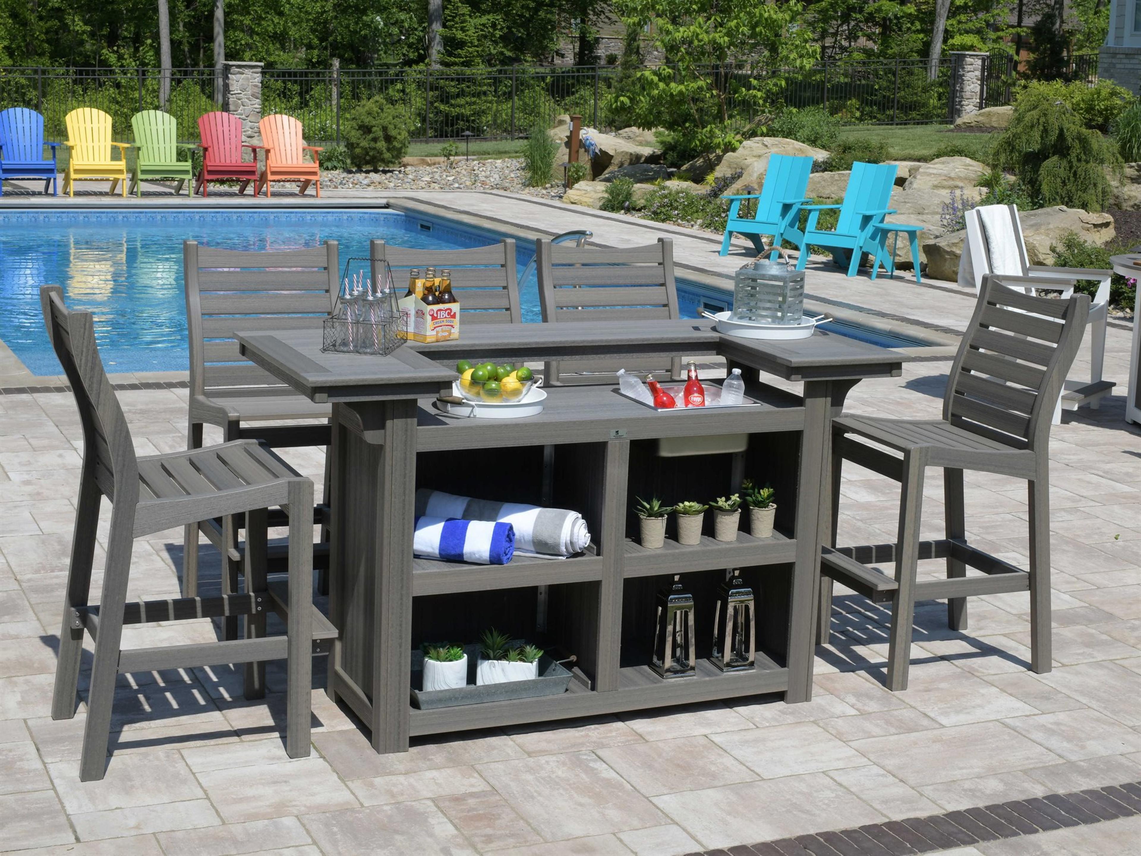 Berlin Gardens Bristol Recycled Plastic Bar Set