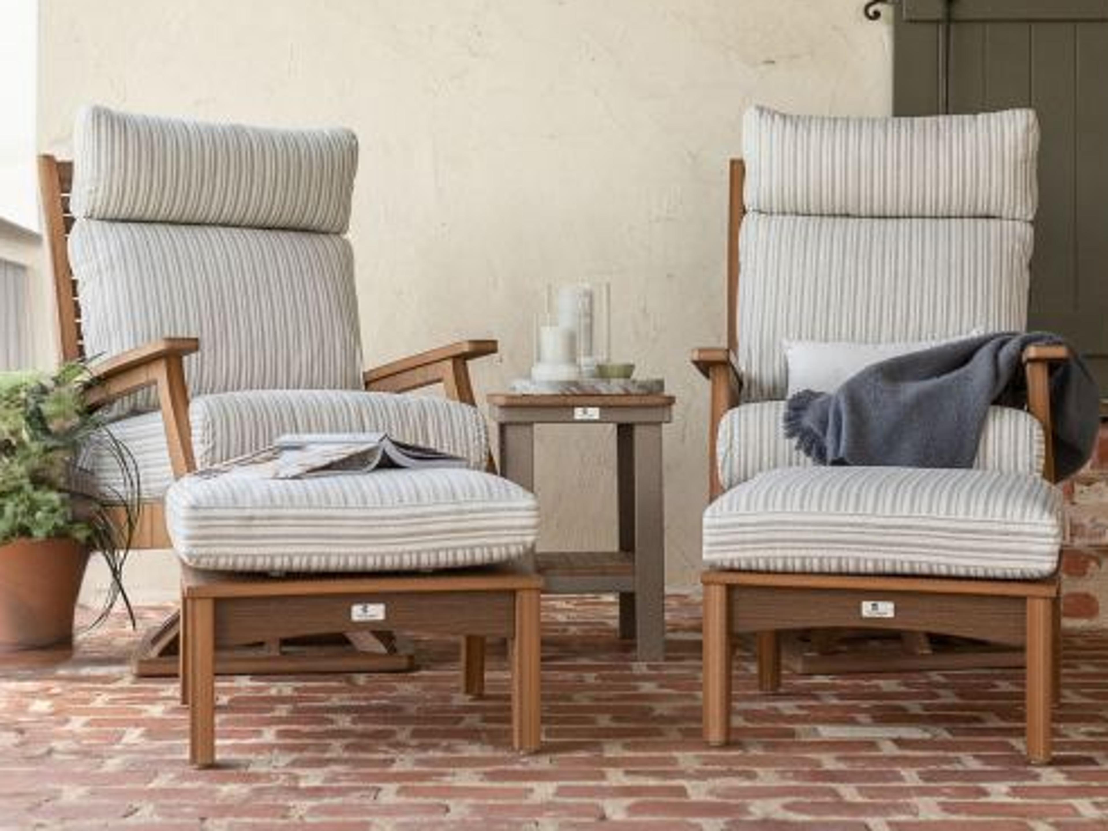 Berlin Gardens Classic Terrace Recycled Plastic Cushion Outdoor Lounge Set