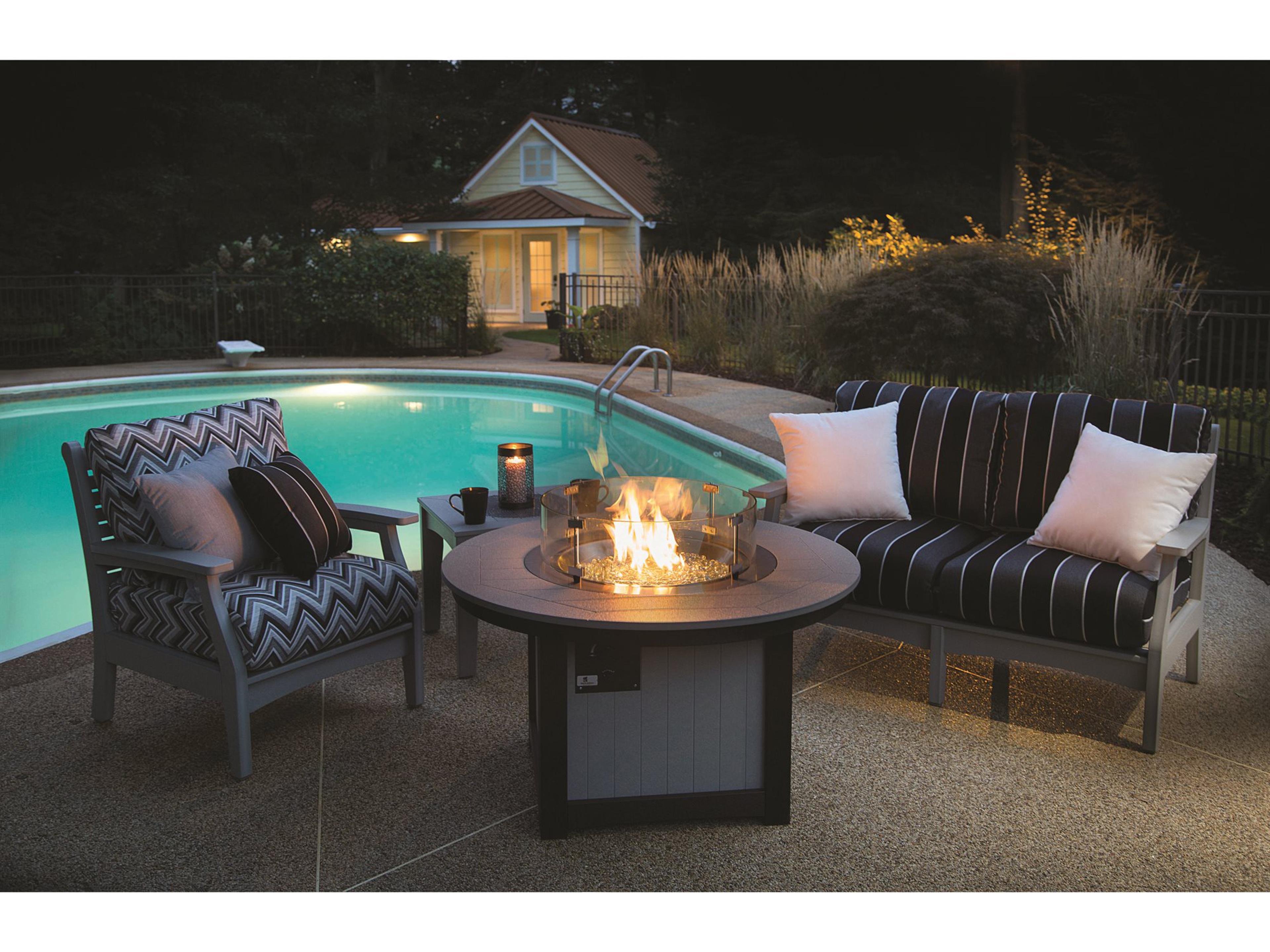 Berlin Gardens Classic Terrace Recycled Plastic Cushion Patio Lounge Set