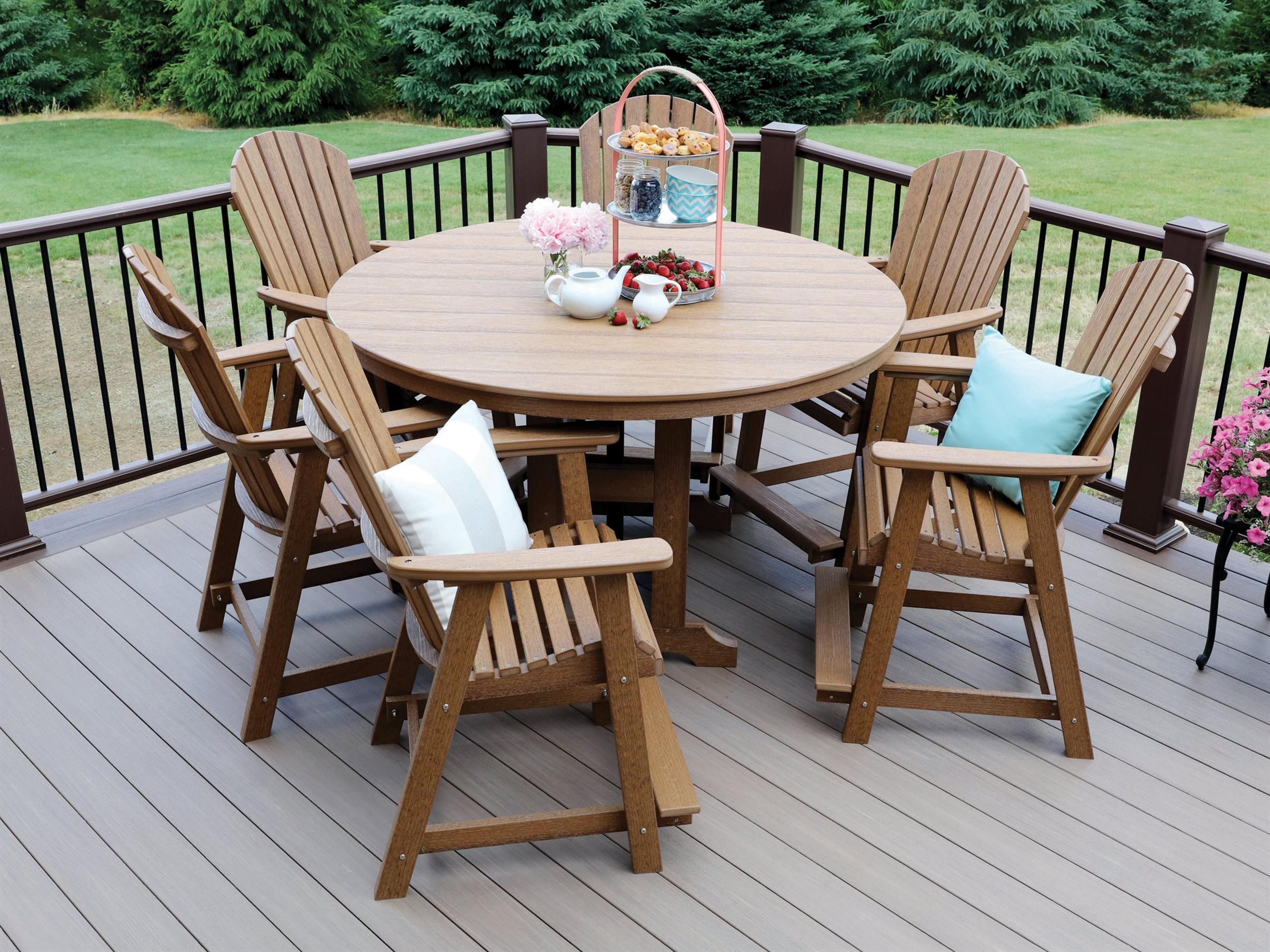 Berlin Gardens Comfo-back Recycled Plastic Counter Set