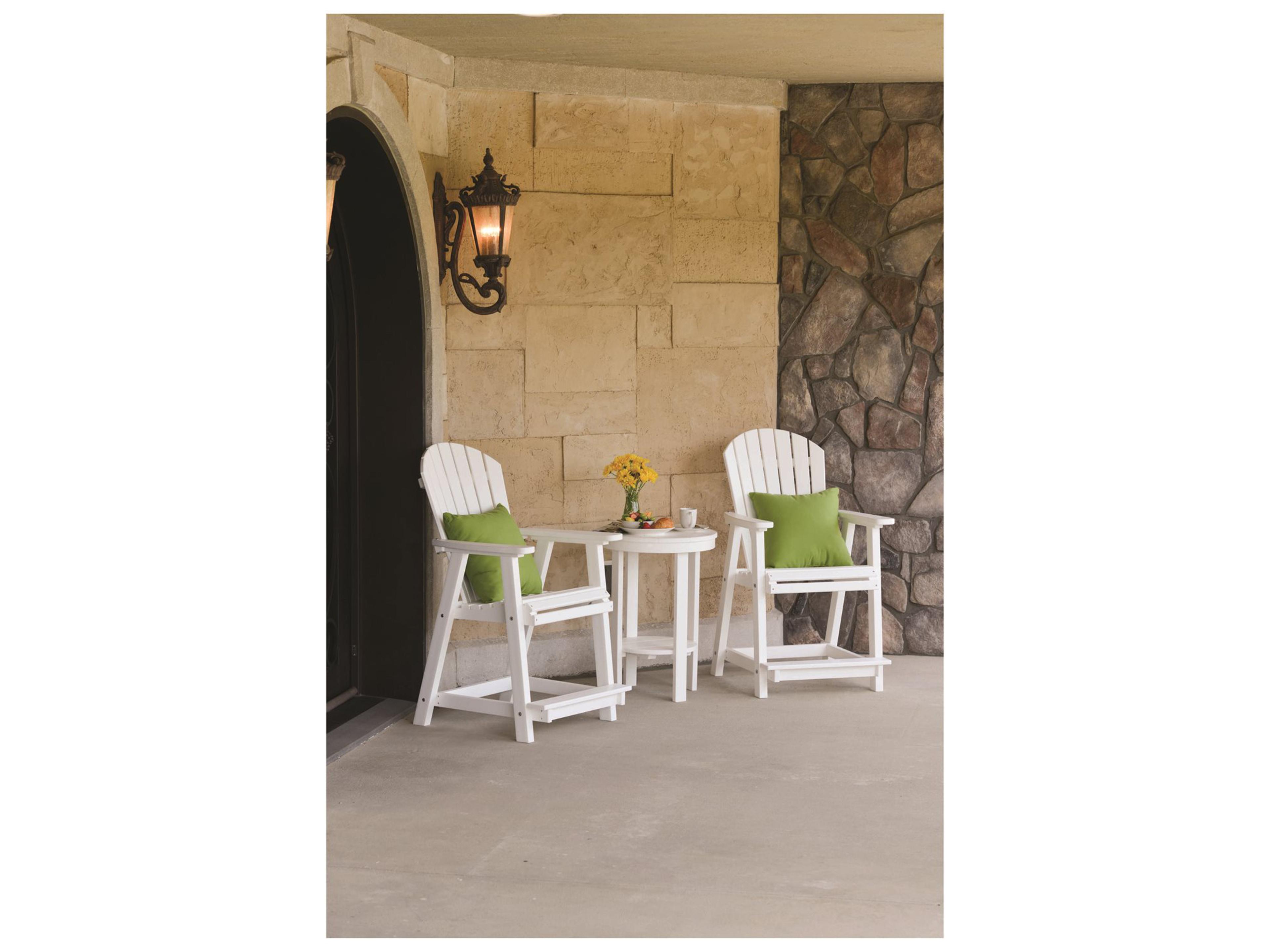 Berlin Gardens Comfo-back Recycled Plastic Bistro Counter Set