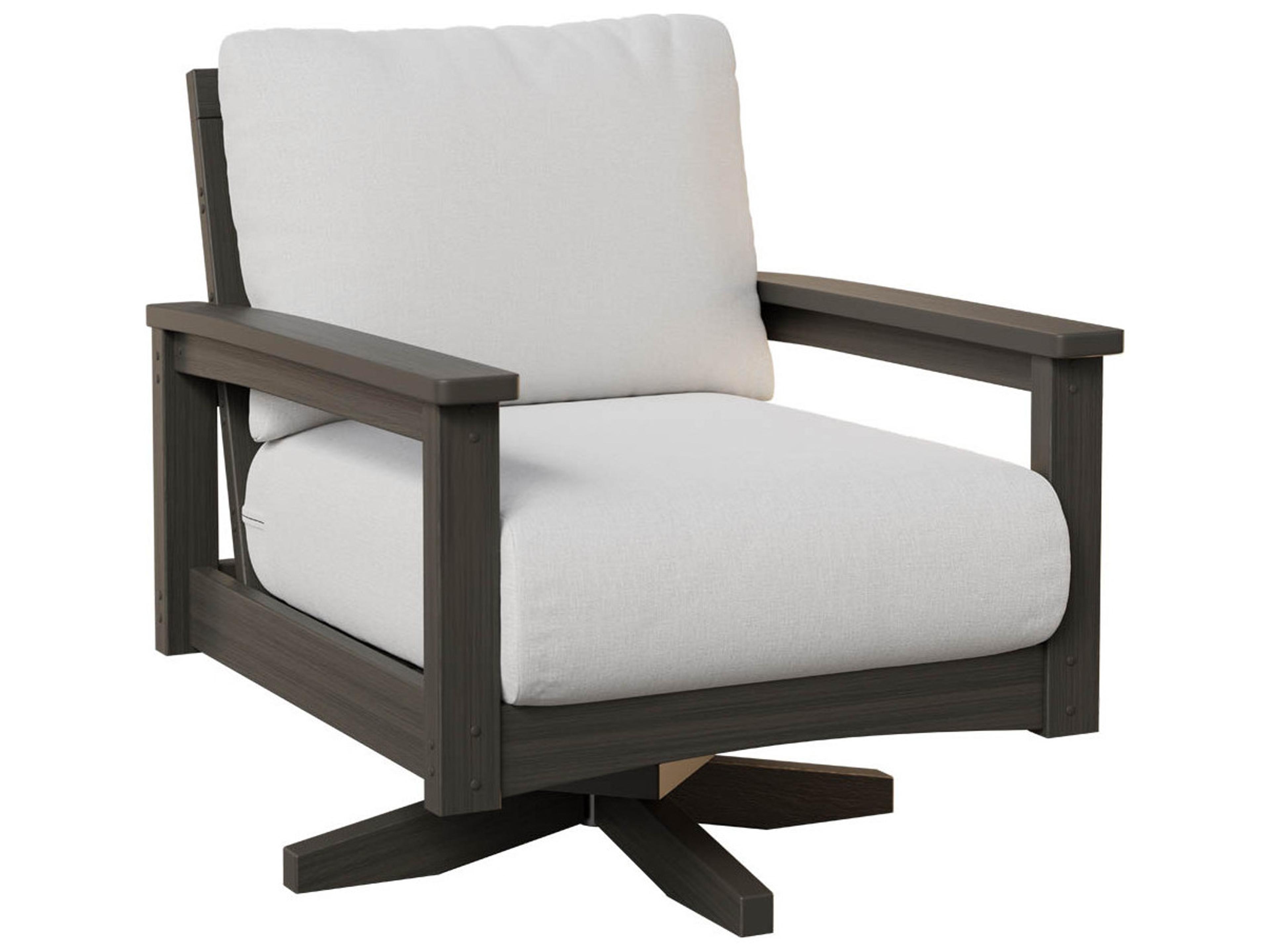 Berlin Gardens Camden Recycled Plastic Swivel Rocker Outdoor Lounge Chair