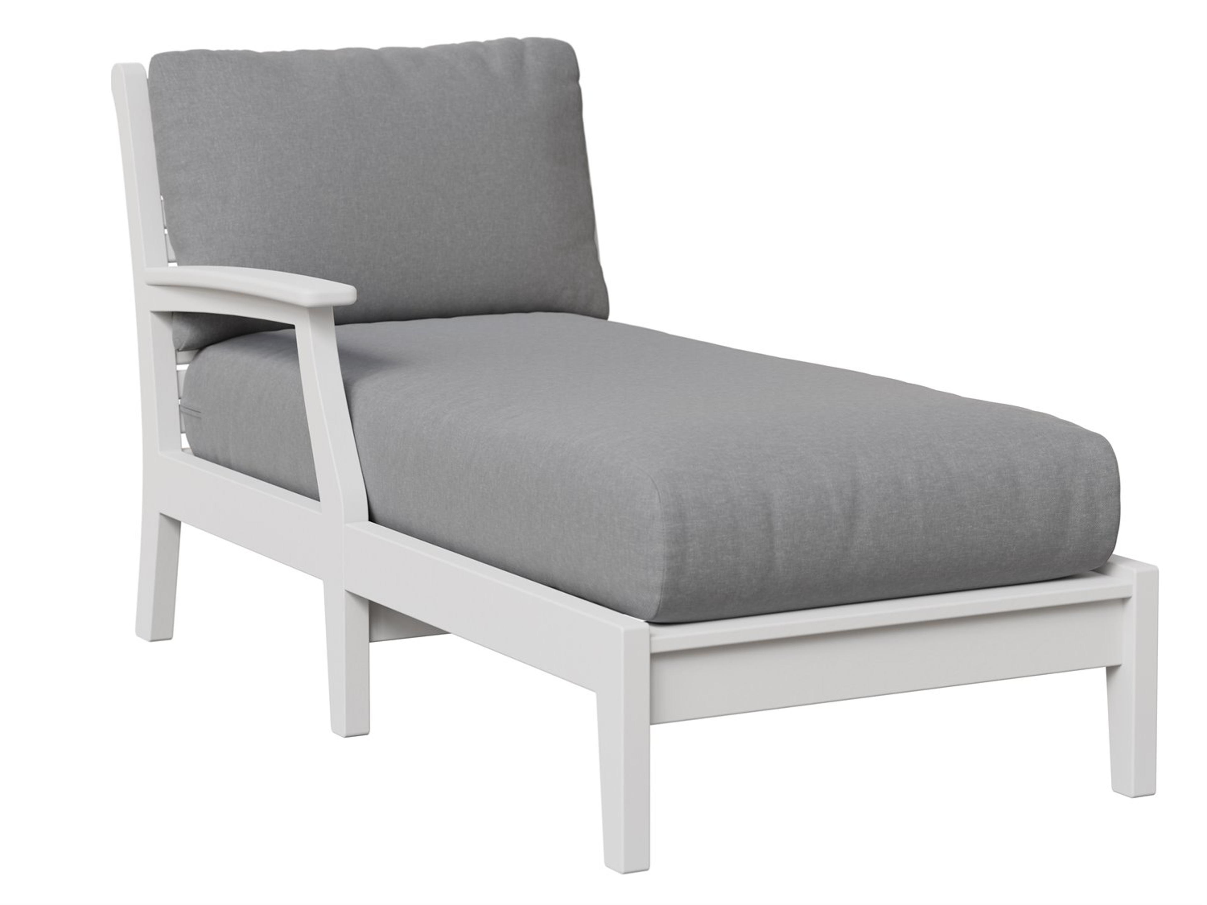 Berlin Gardens Classic Terrace Left Arm Outdoor Chaise Lounge