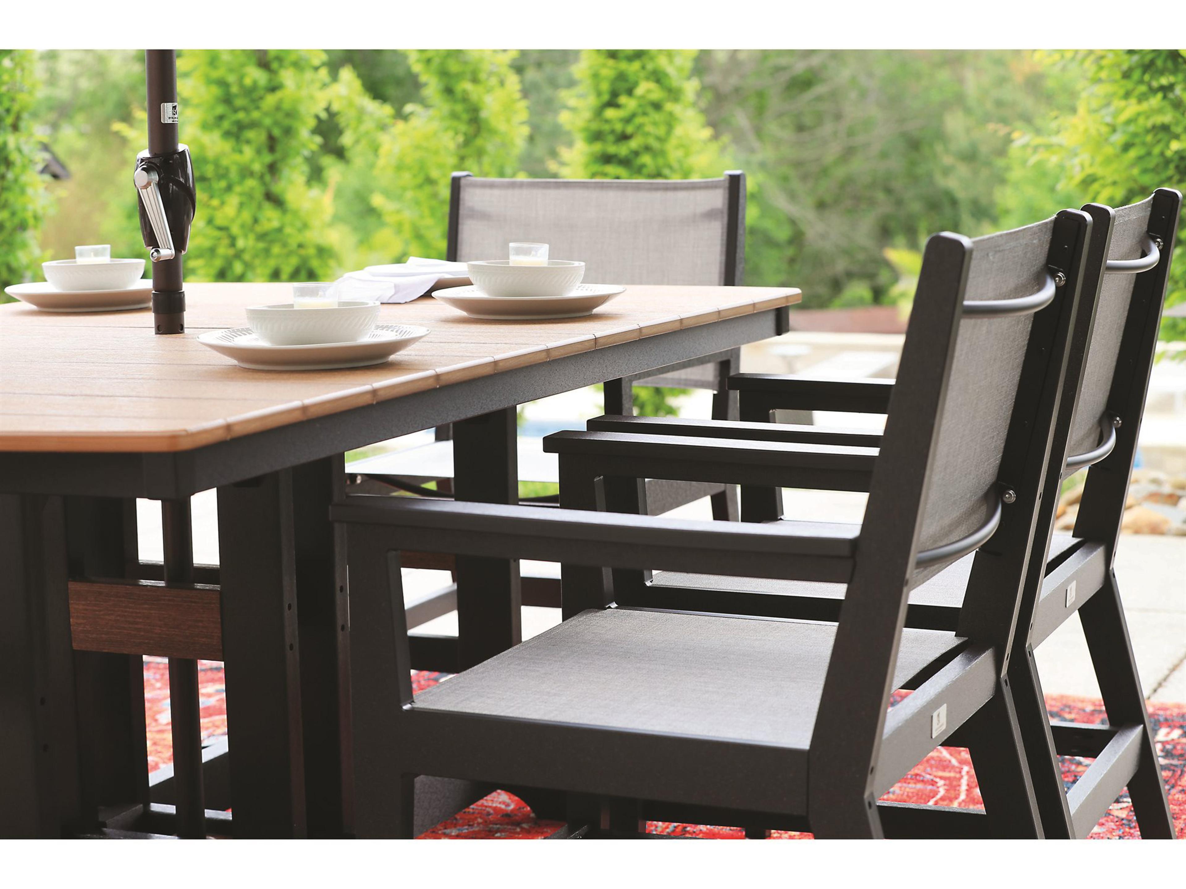 Berlin Gardens Manhew Recycled Plastic Outdoor Dining Set